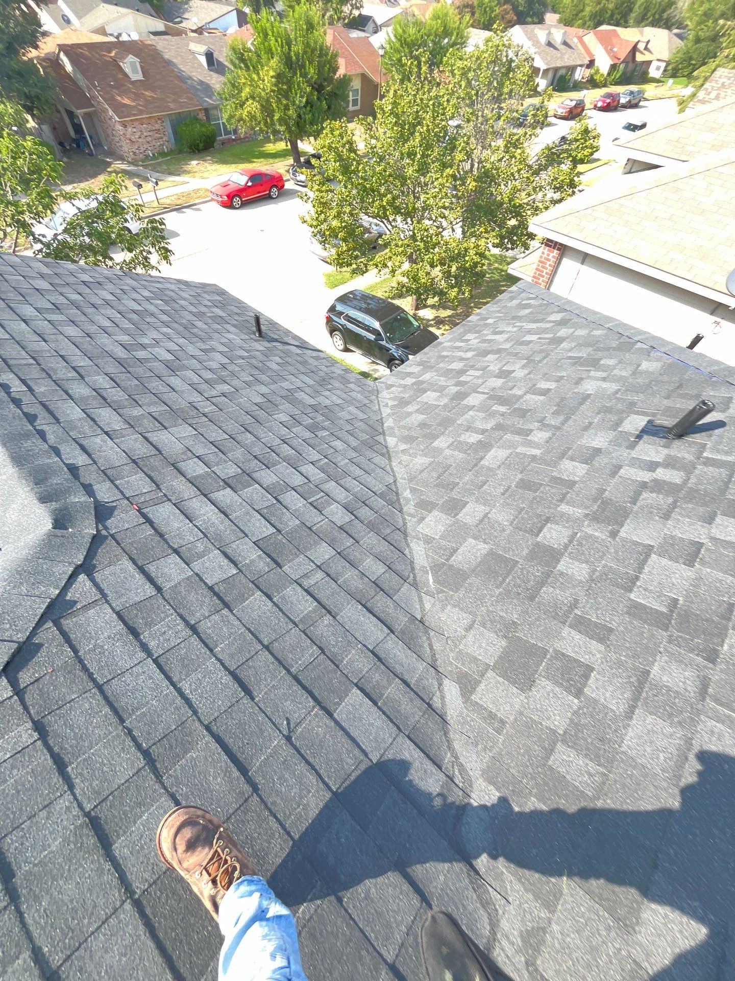 Reroof Project (No Insurance)  by Berry Good Roofing 