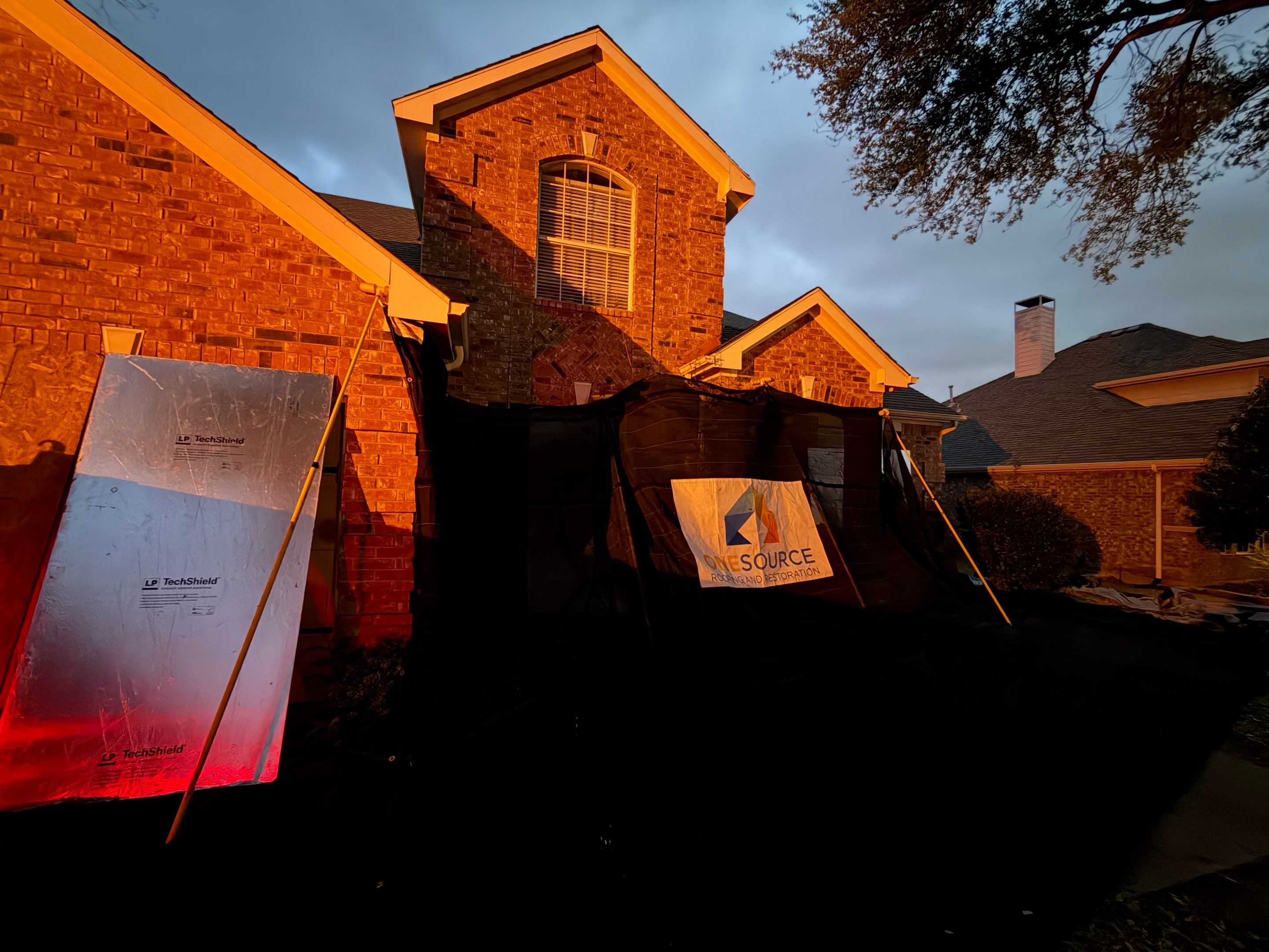 Residential Roofing Installation using IKO Nordic Granite Black by OneSource Roofing and Restoration