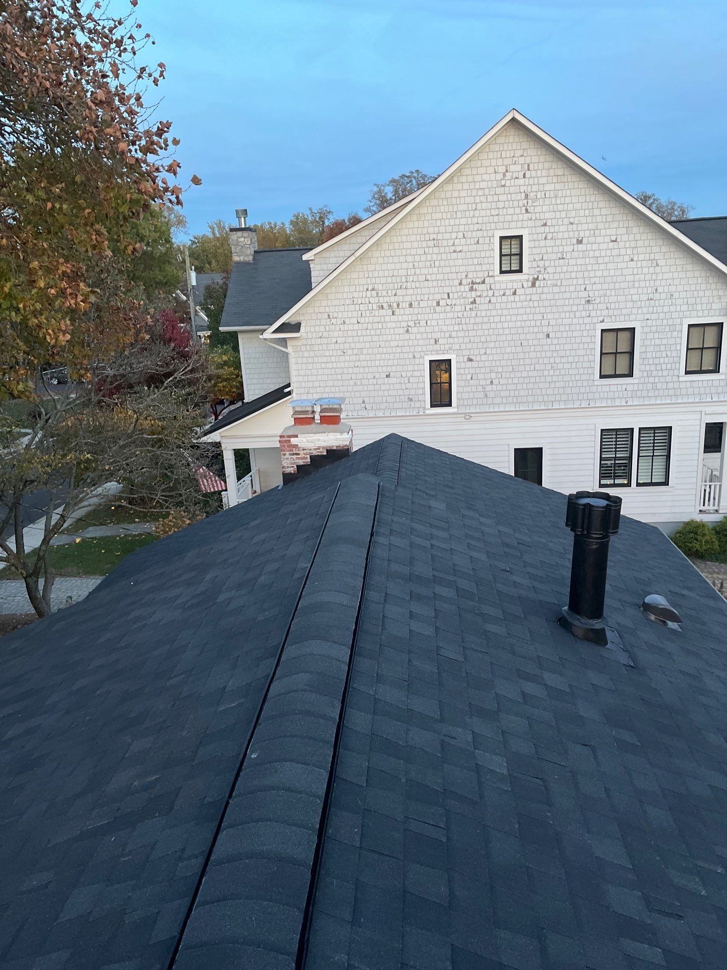 Arlington: Residential Roof Replacement with CertainTeed Landmark Pro Designer Shingles in Max Def Charcoal Black by RM Banning, Inc.