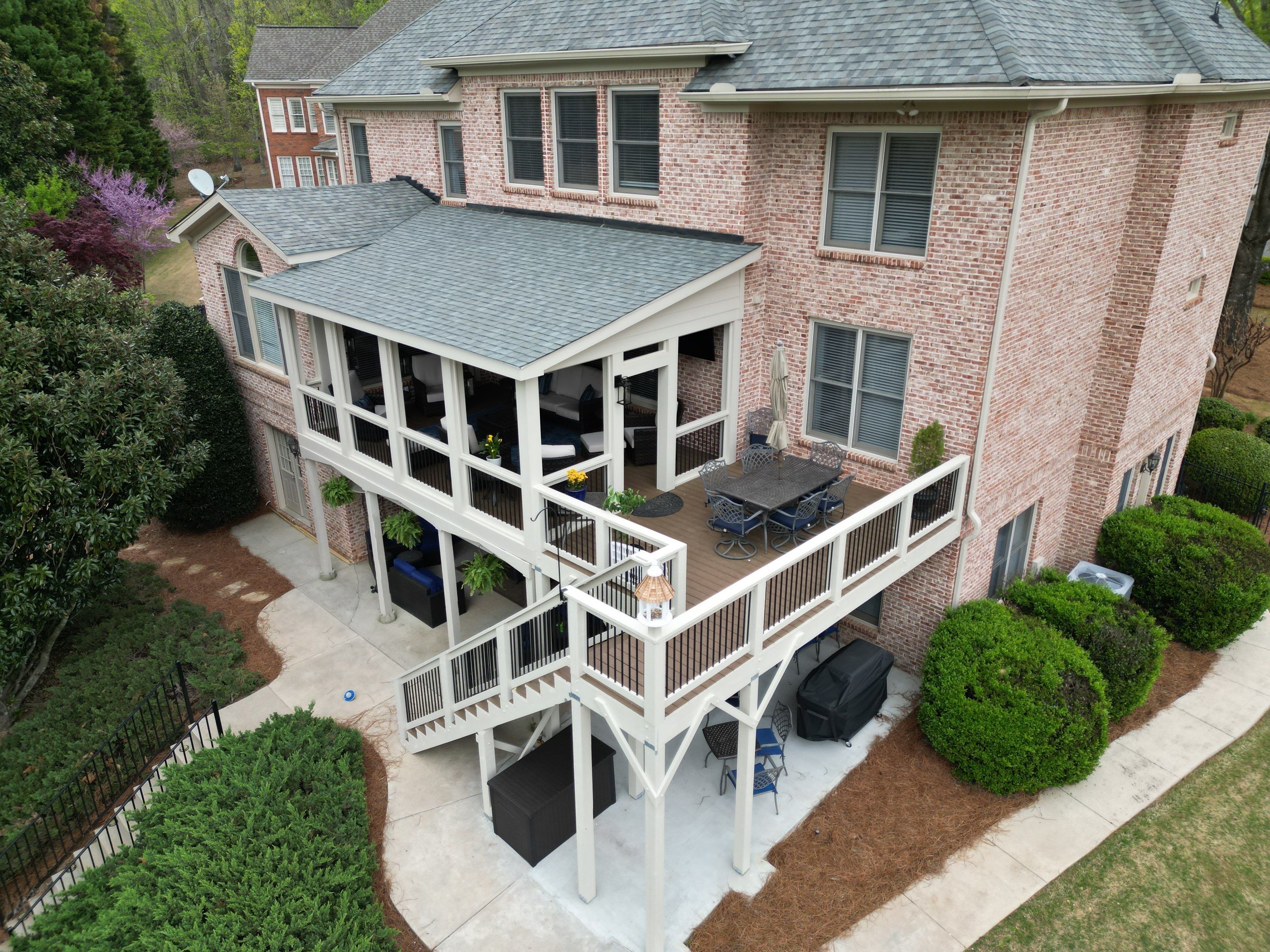 Covered Porch- Stefan  by Clark Brothers Roofing & Construction
