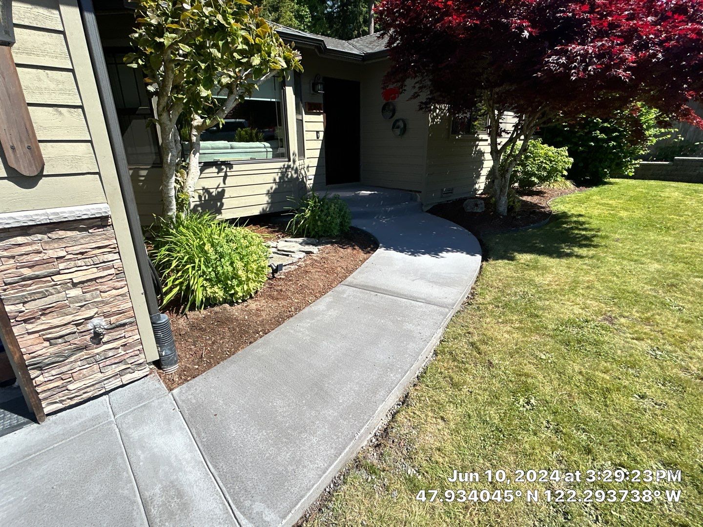 James | Concrete Driveway, Walkway & Stairs/Porch and & Planting by Jireh Asphalt & Concrete Inc 