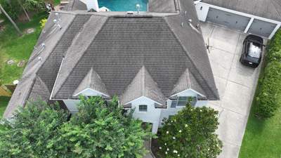 Roof Repair on Two-Story Estate Home — Spring, TX