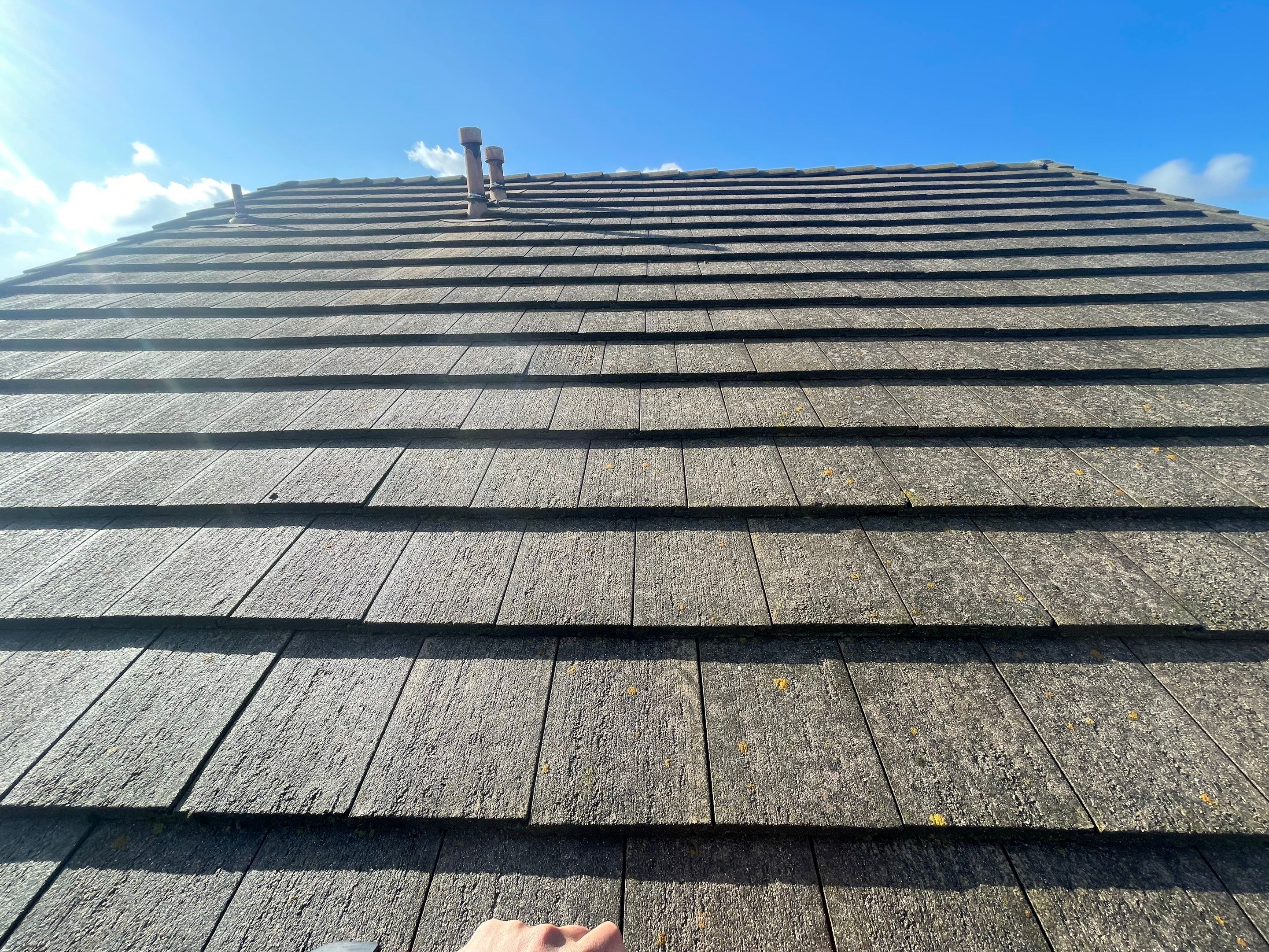 Roof Washing in Rancho Cucamonga Ca by Palm Coast Solar Cleaning