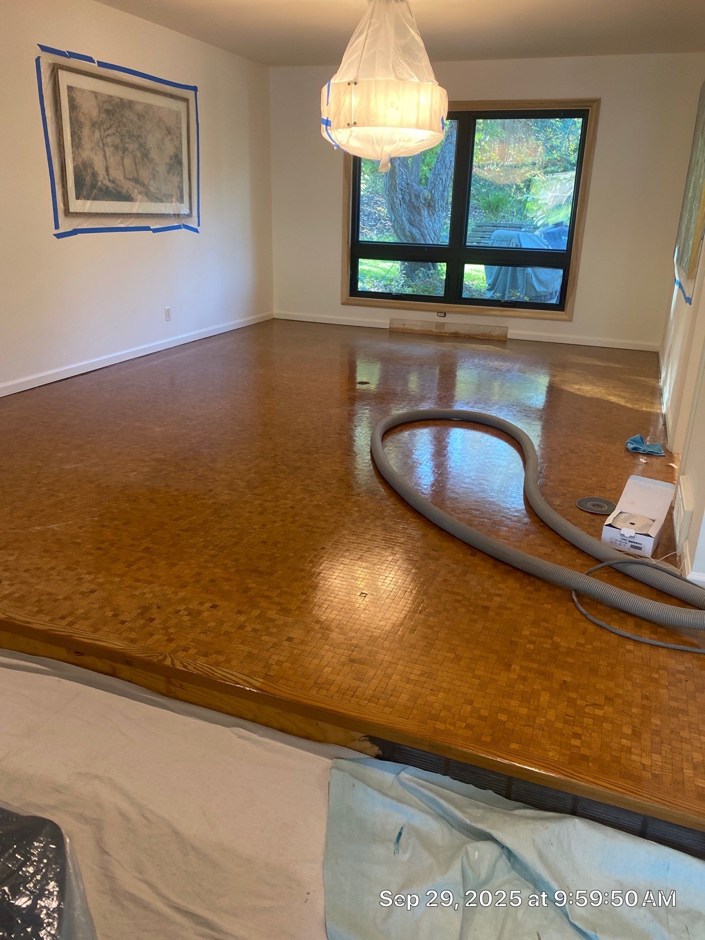 UNIQUE MID CENTURY MODERN Square Wood Tile Floor by RTBaldwin Hardwood Floors