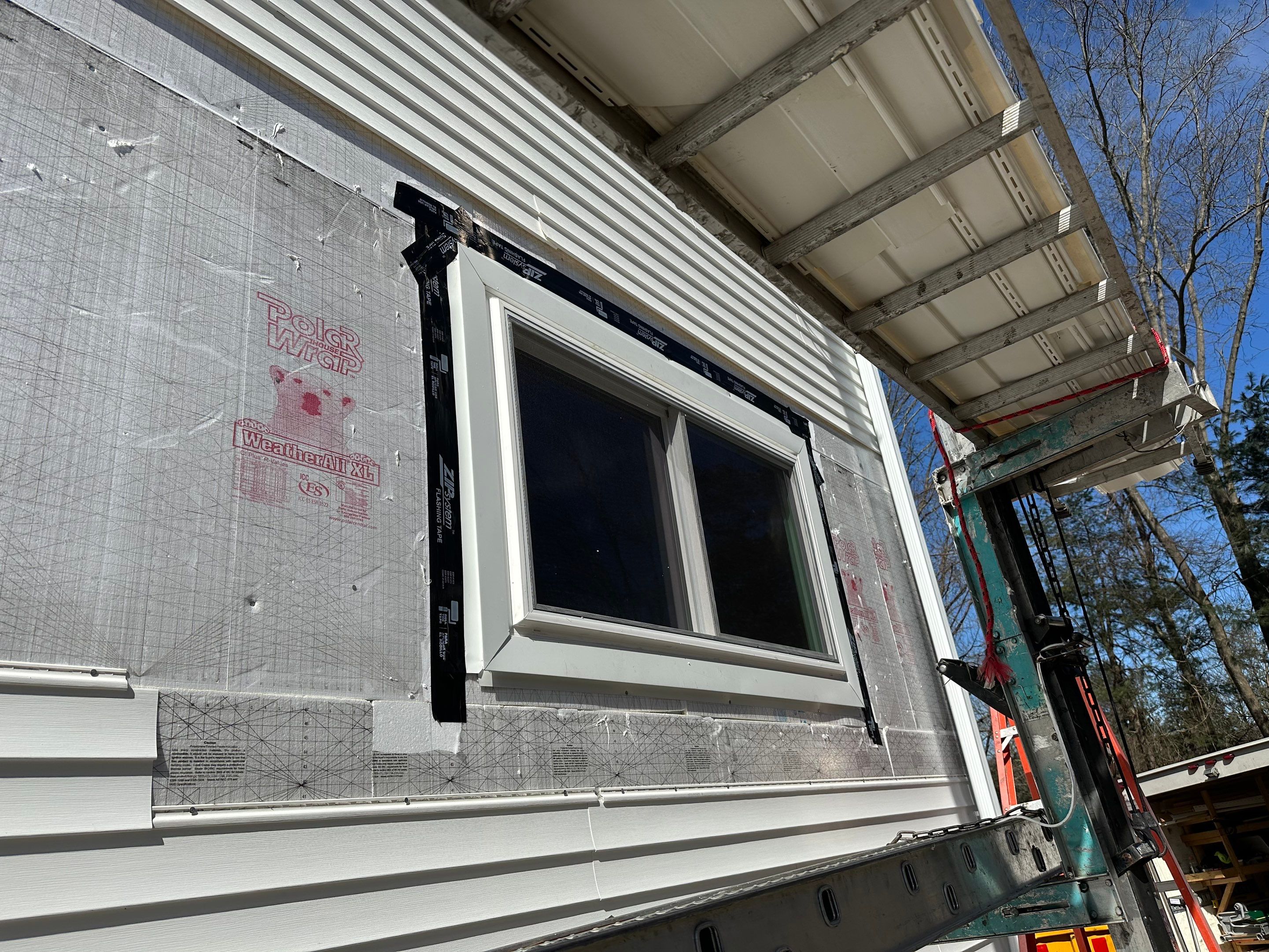 Residential Roofing Installation using Owens Corning TruDefinition Duration AR - Estate Gray & White Double 4 Siding by A Plus Exterior