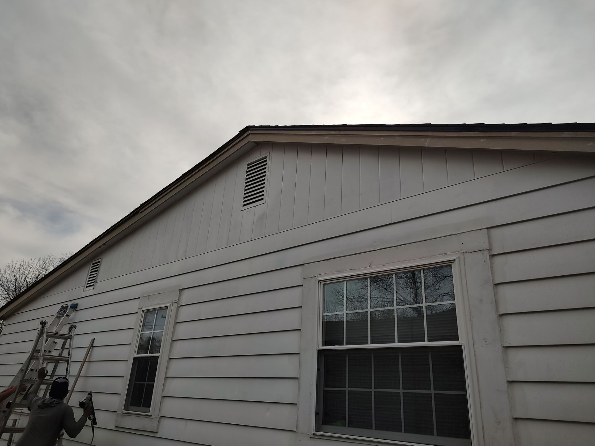 Storm damage restoration project by In & Out Construction & Remodeling, LLC