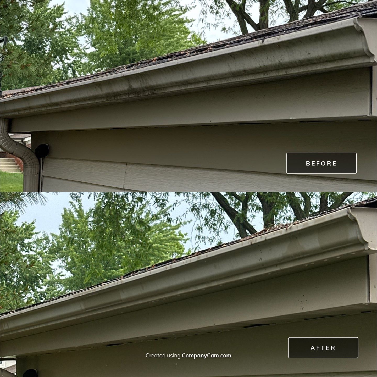 Project in Roselle by Simmons Power & Soft Washing