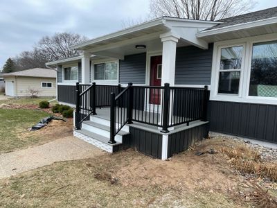 Siding, Front and Back Porch 