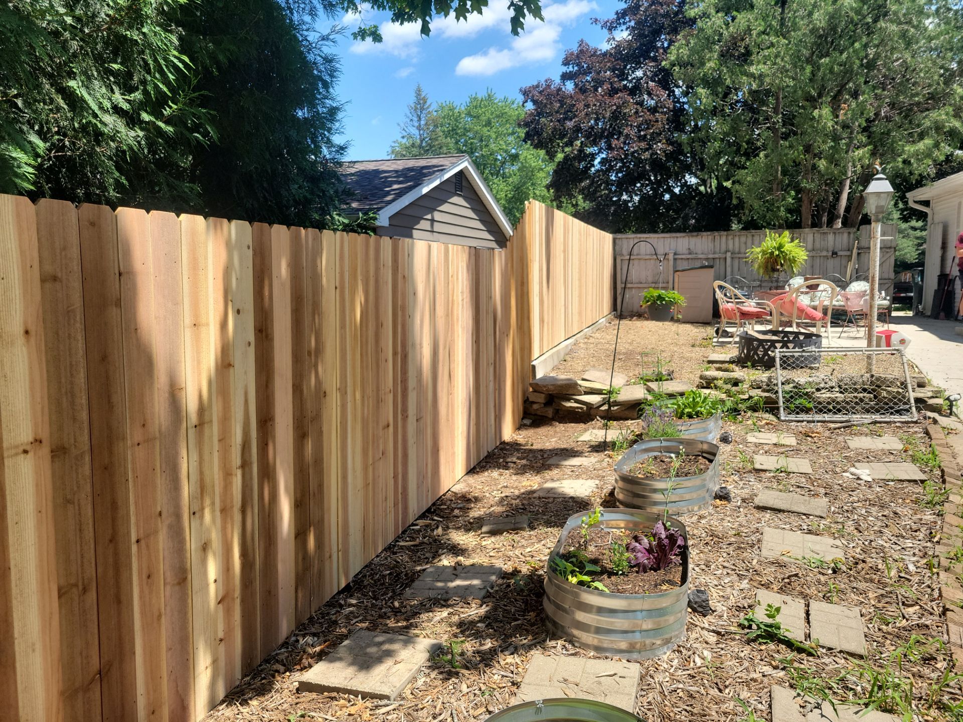 Project in Cedar Falls by Perfect Picket Fence and Stain
