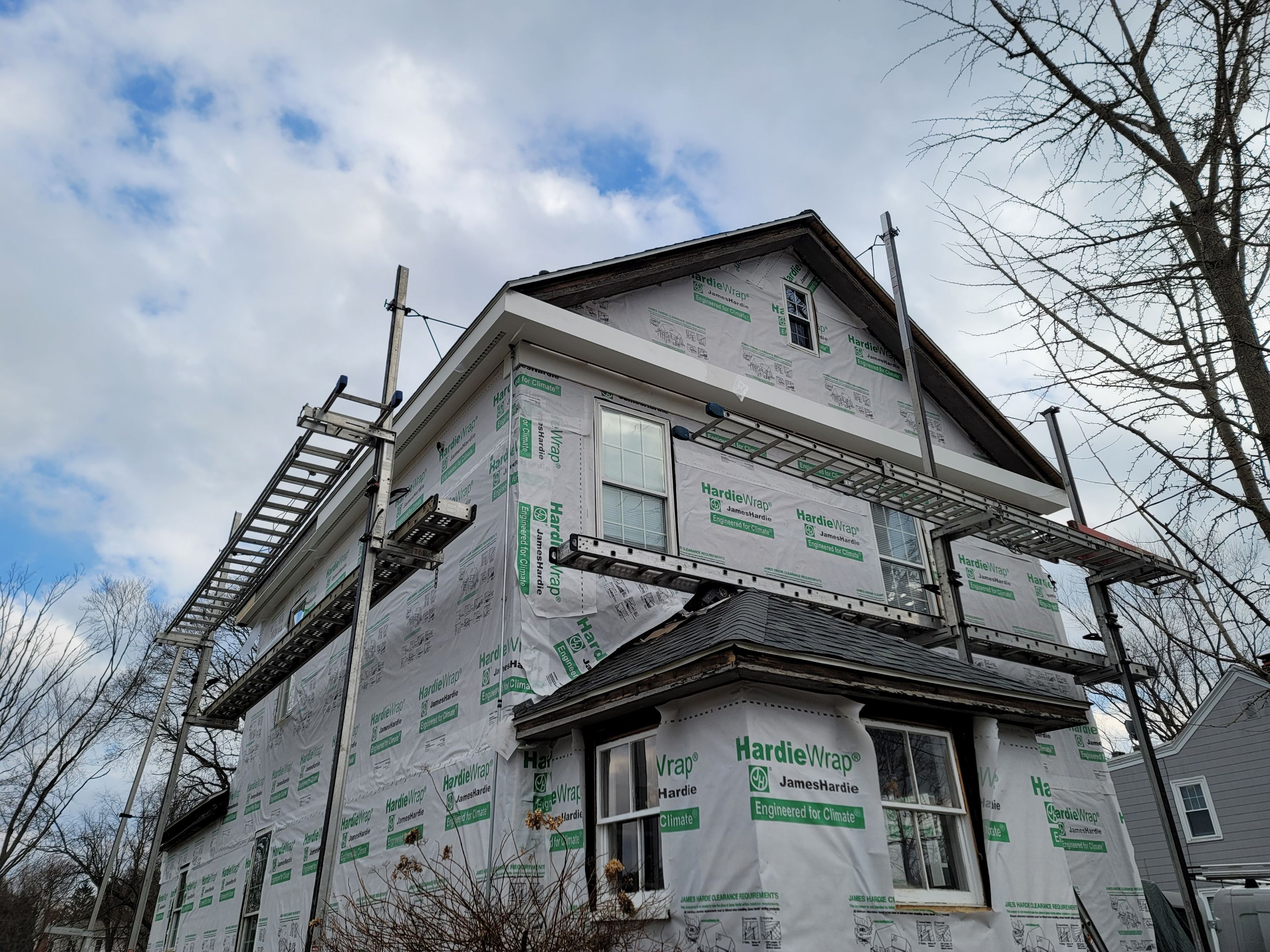 Siding Installation using James Hardie by UBrothers Construction