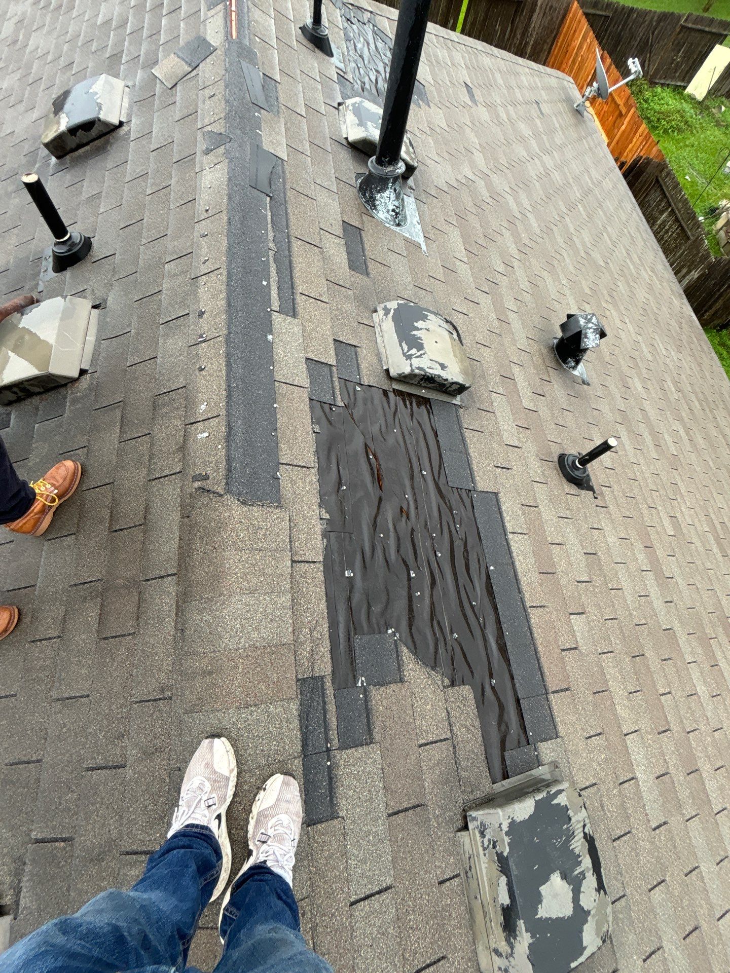 Residential Roofing Repair using Owen's Corning Duration (Lifetime) Shingles by Roof Repair Company