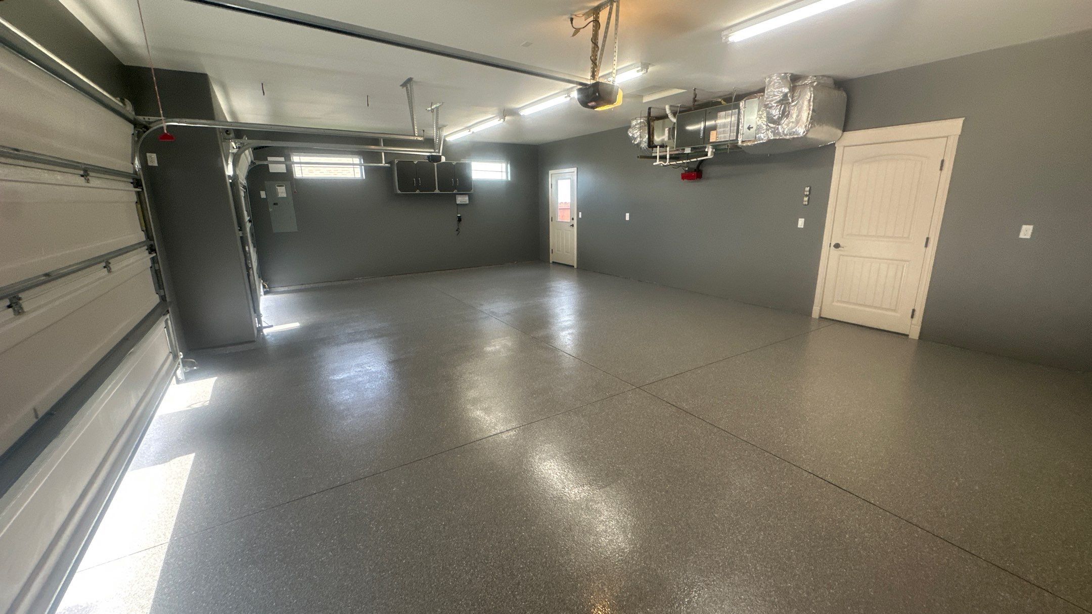 Garage Transformation using Canfield Hybrid  by Croc Coatings, LLC
