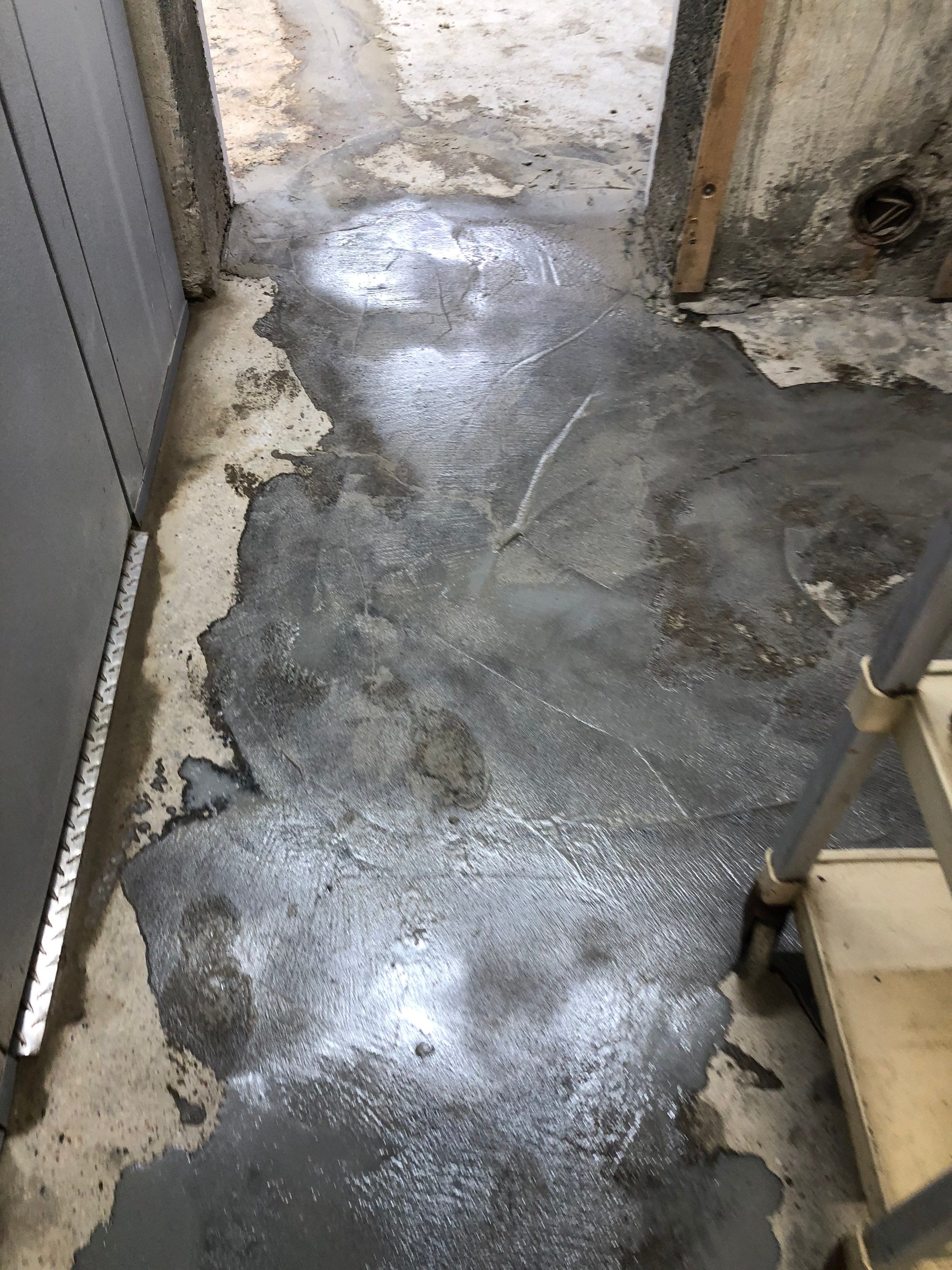 Restaurant Food Prep basement Project in Heidelberg by Floors in a Day, Inc