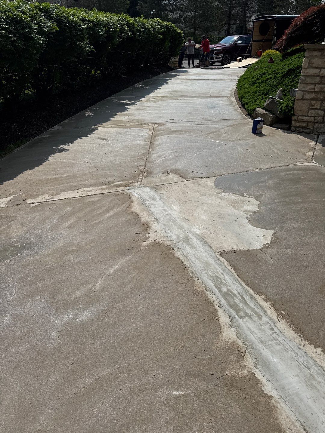 Driveway Walkway Patio Project in Canonsburg by Floors in a Day, Inc