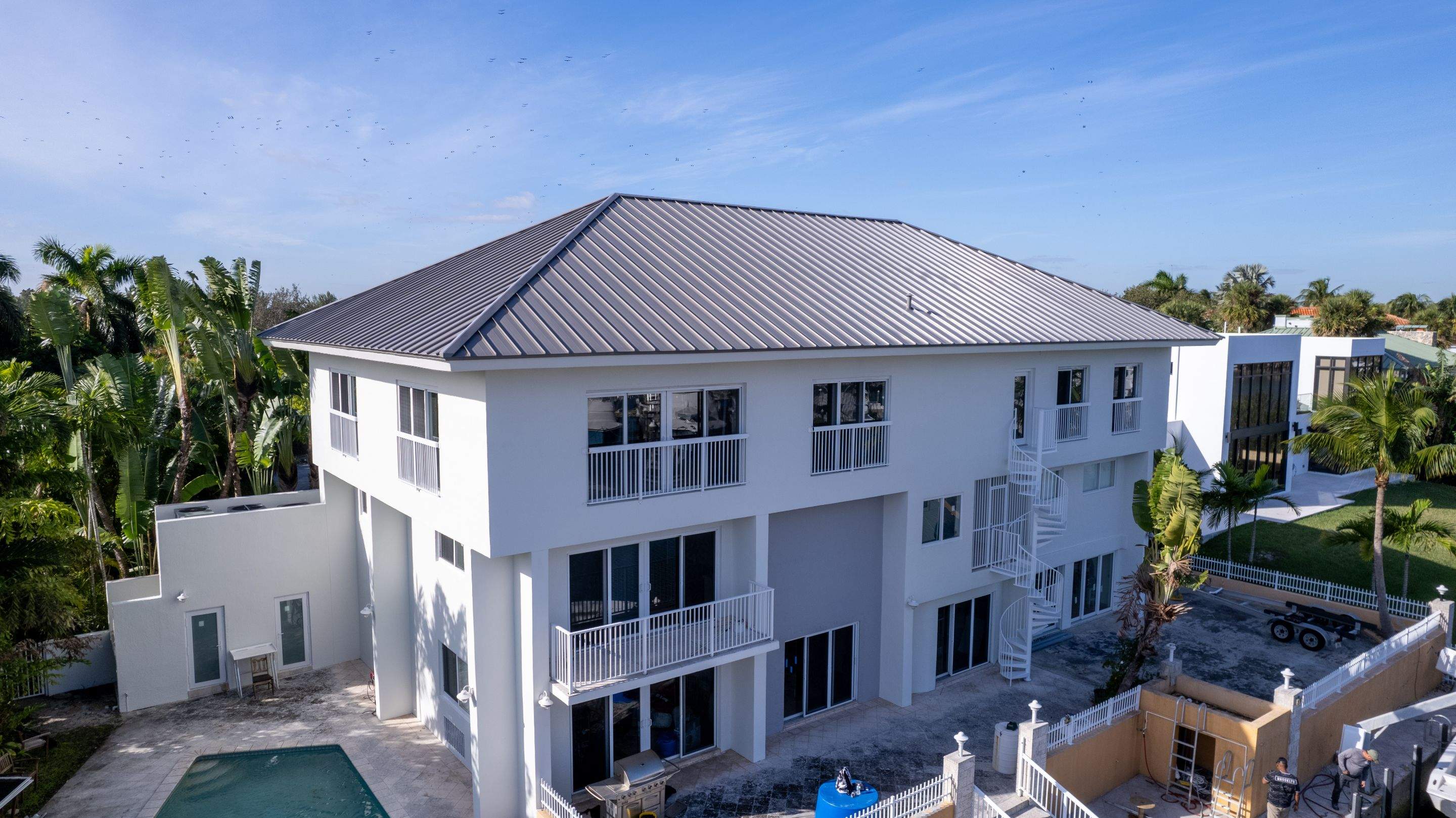 Metal Roof - Aluminum - Slate Gray by Istueta Roofing