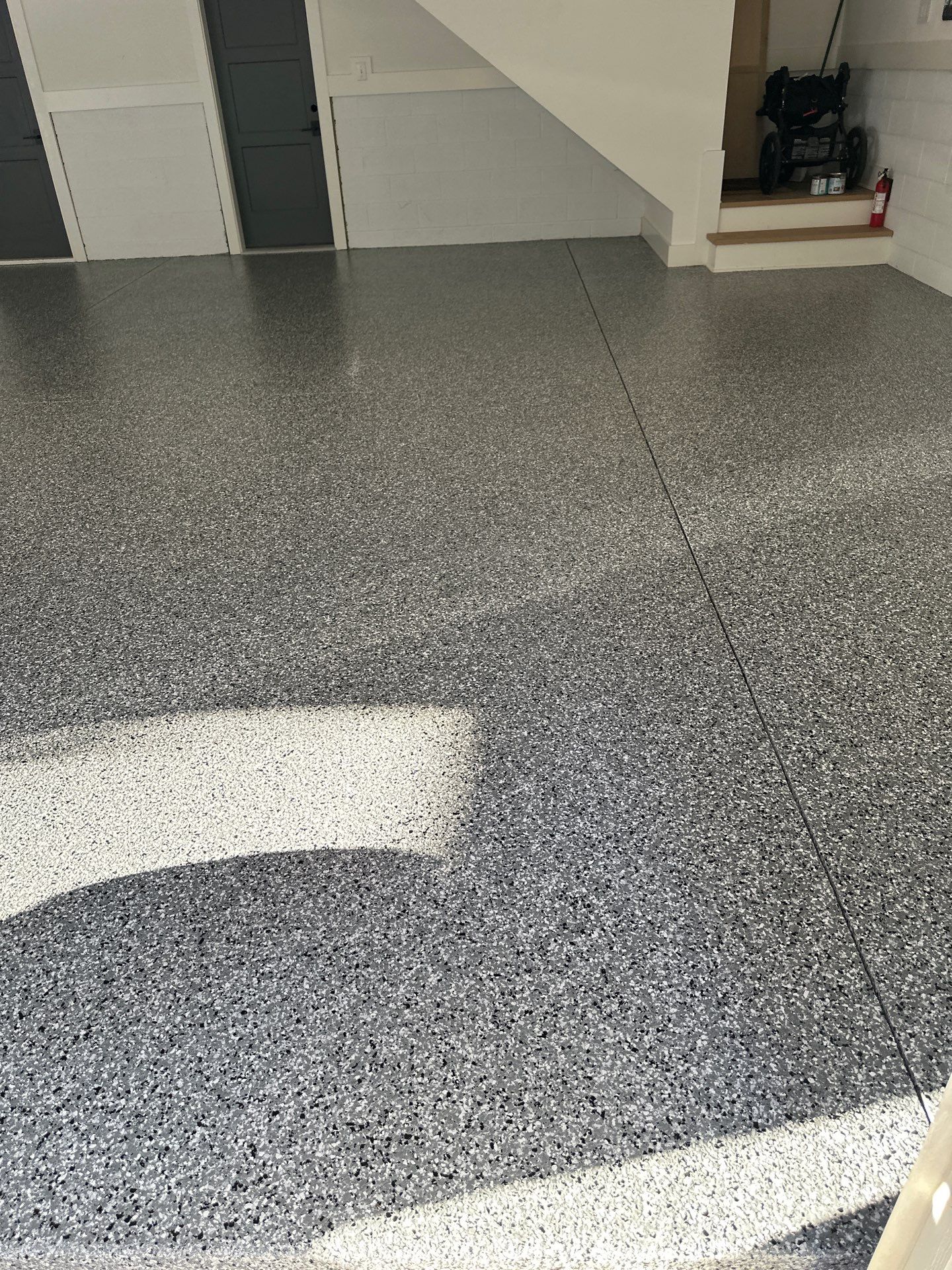 Garage Floor Coating using Wombat by My Garage Floor Guys