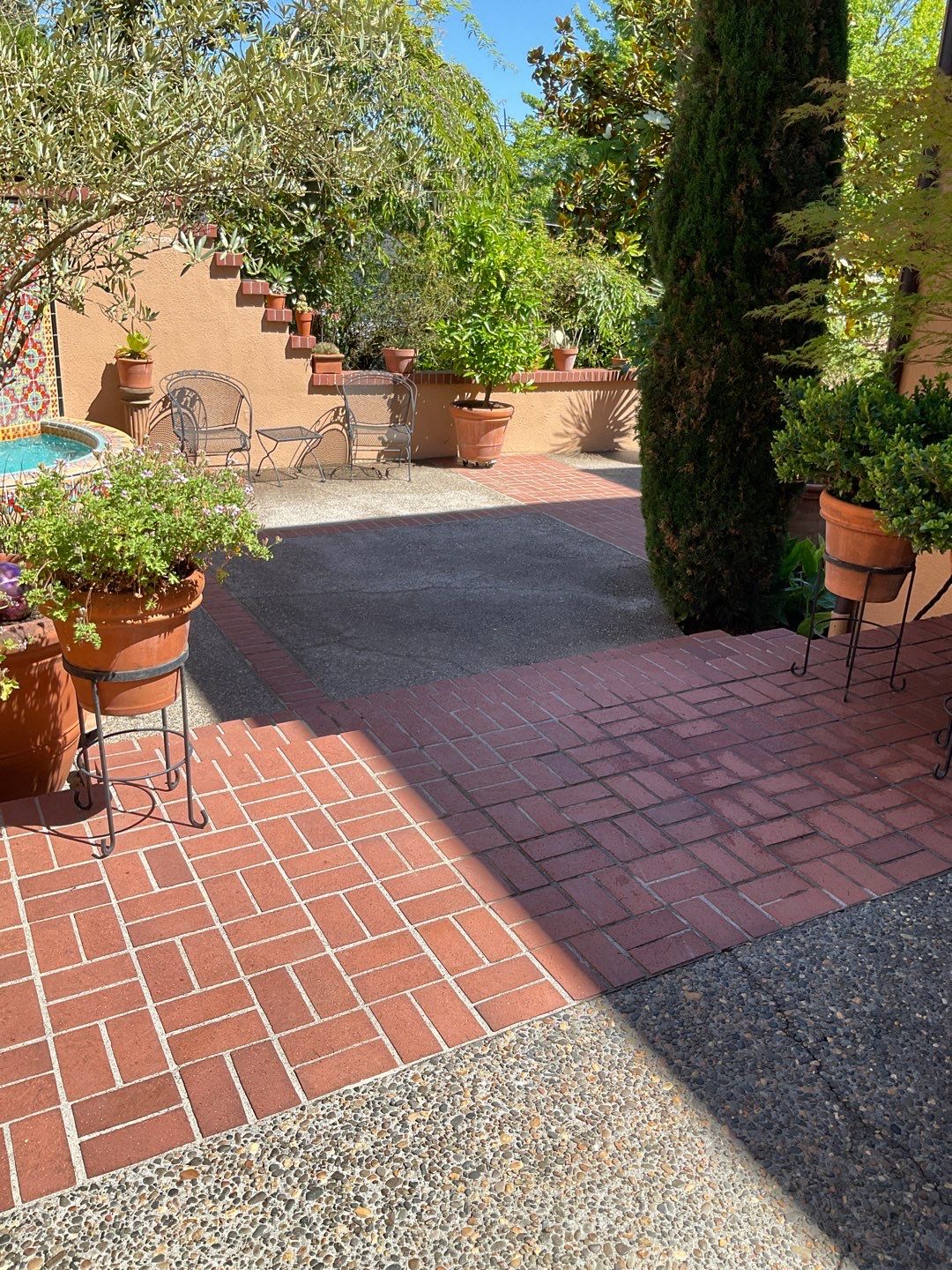 Flat work using Pressure washing no chemicals by Willamette Outdoor Wash LLC