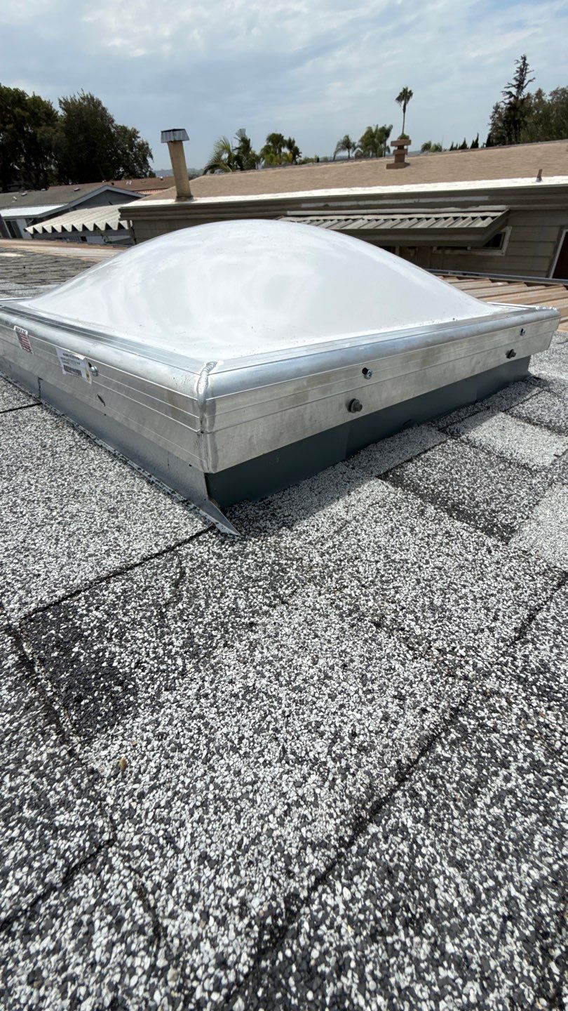 San Diego Skylight Replacement and Asphalt Shingle Roof Repair by Reliable Roofing San Diego Inc.