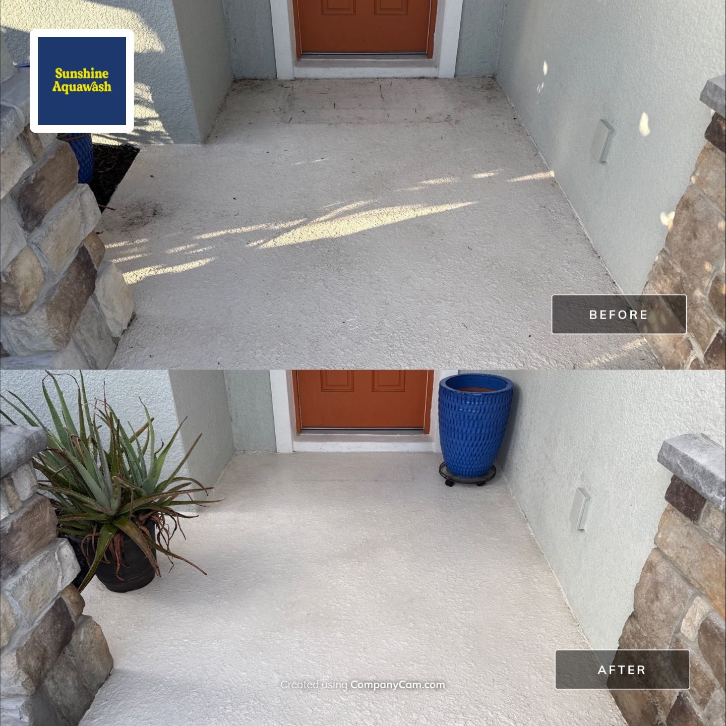 Concrete Driveway Cleaning Trevesta Palmetto FL by Sunshine AquaWash