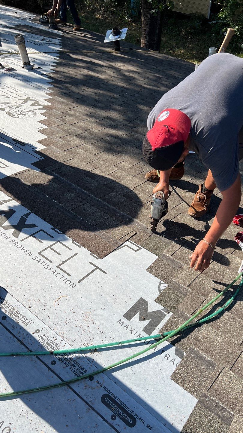 Residential Roofing Installation using GAF Natural Shadow  by A & H Roofing and Contracting