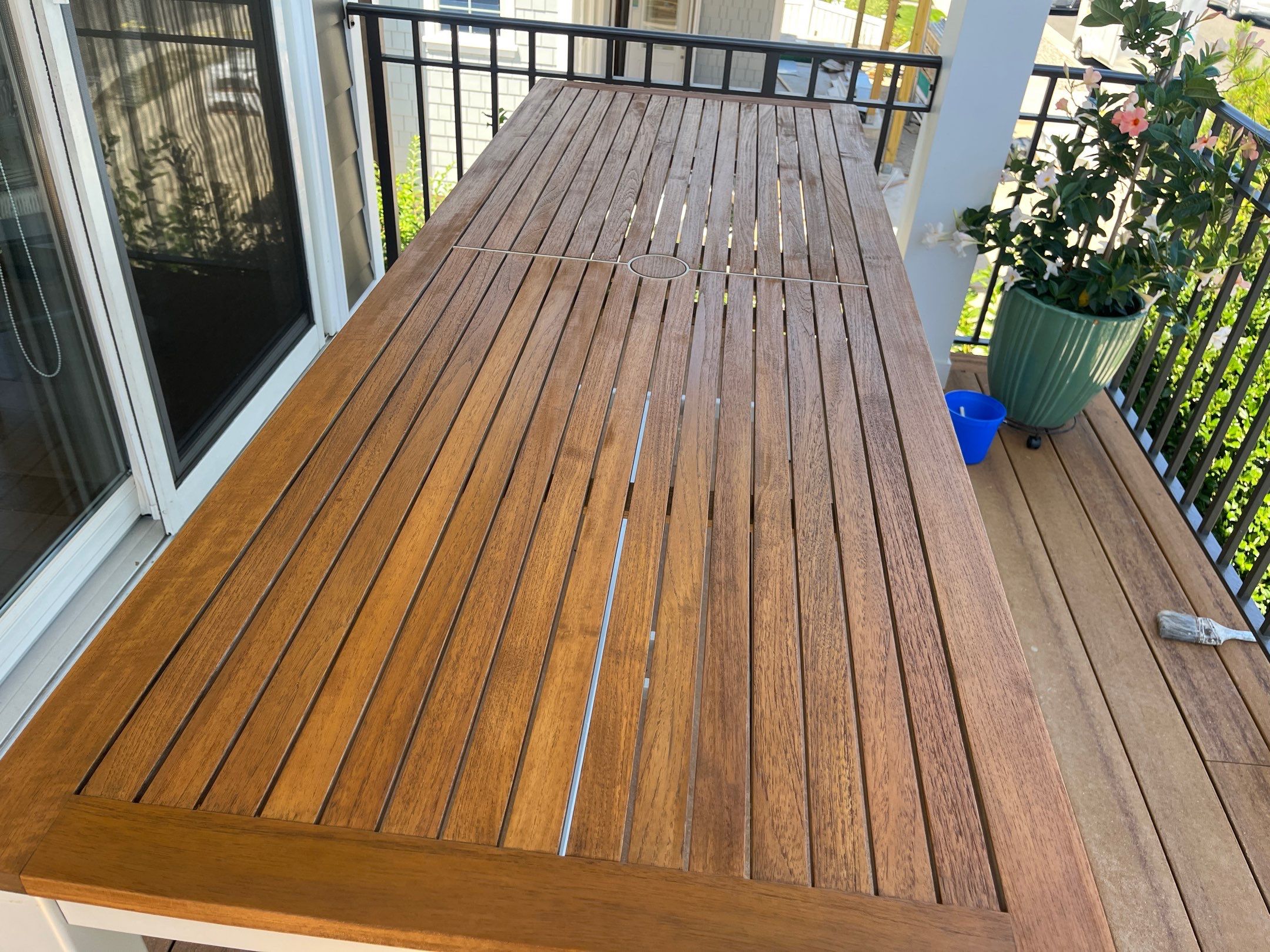 Teak Outdoor Furniture Restoration by FreshCoat Works LLC