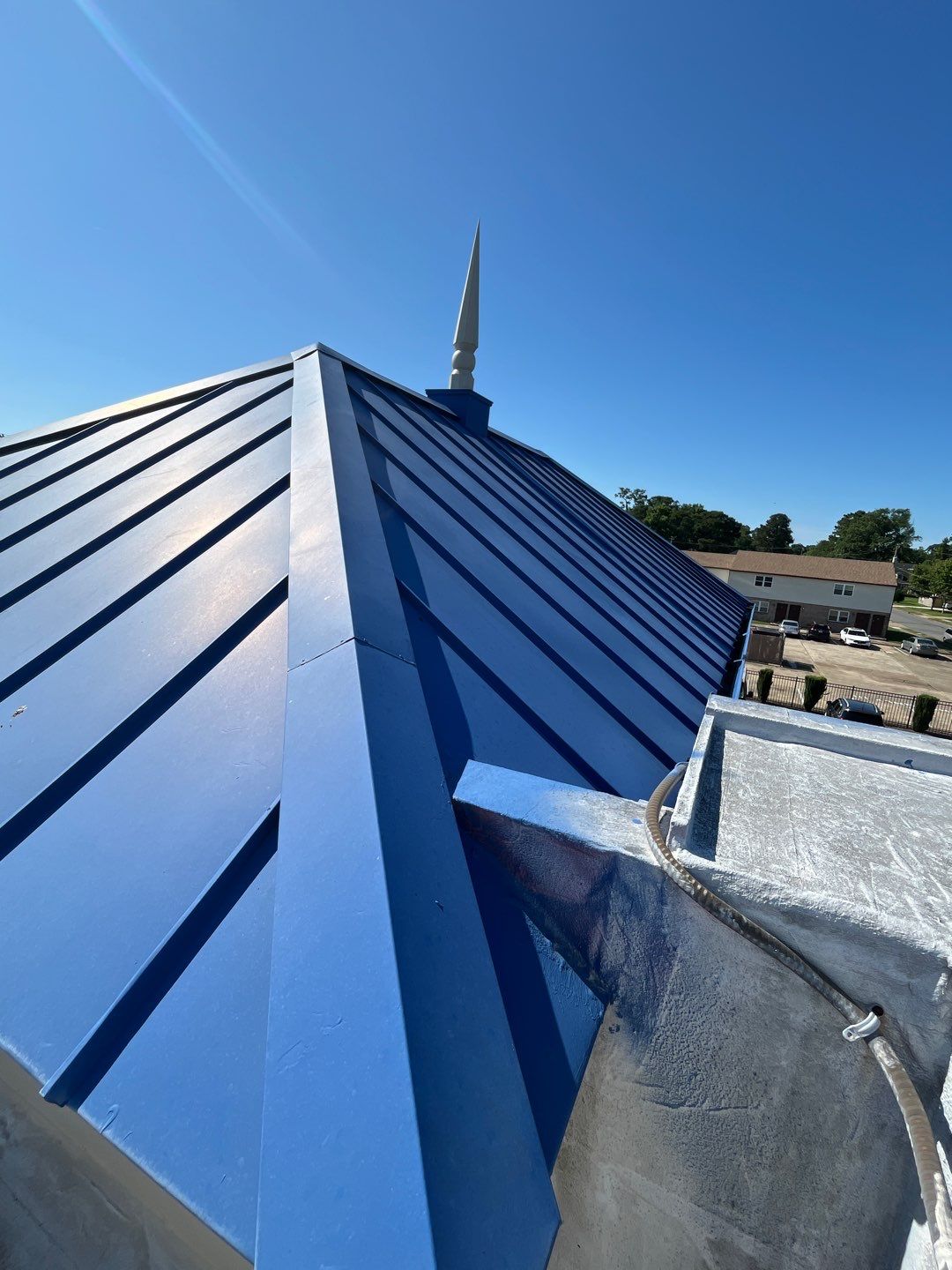 Roof painting, Jose Tequilas Norfolk, VA by AKK Painting LLC