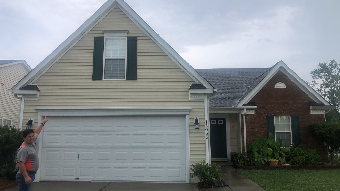 Roof replacement, siding, gutters and interior repair by hail and wind damage by Just Brilliant Restoration JBR