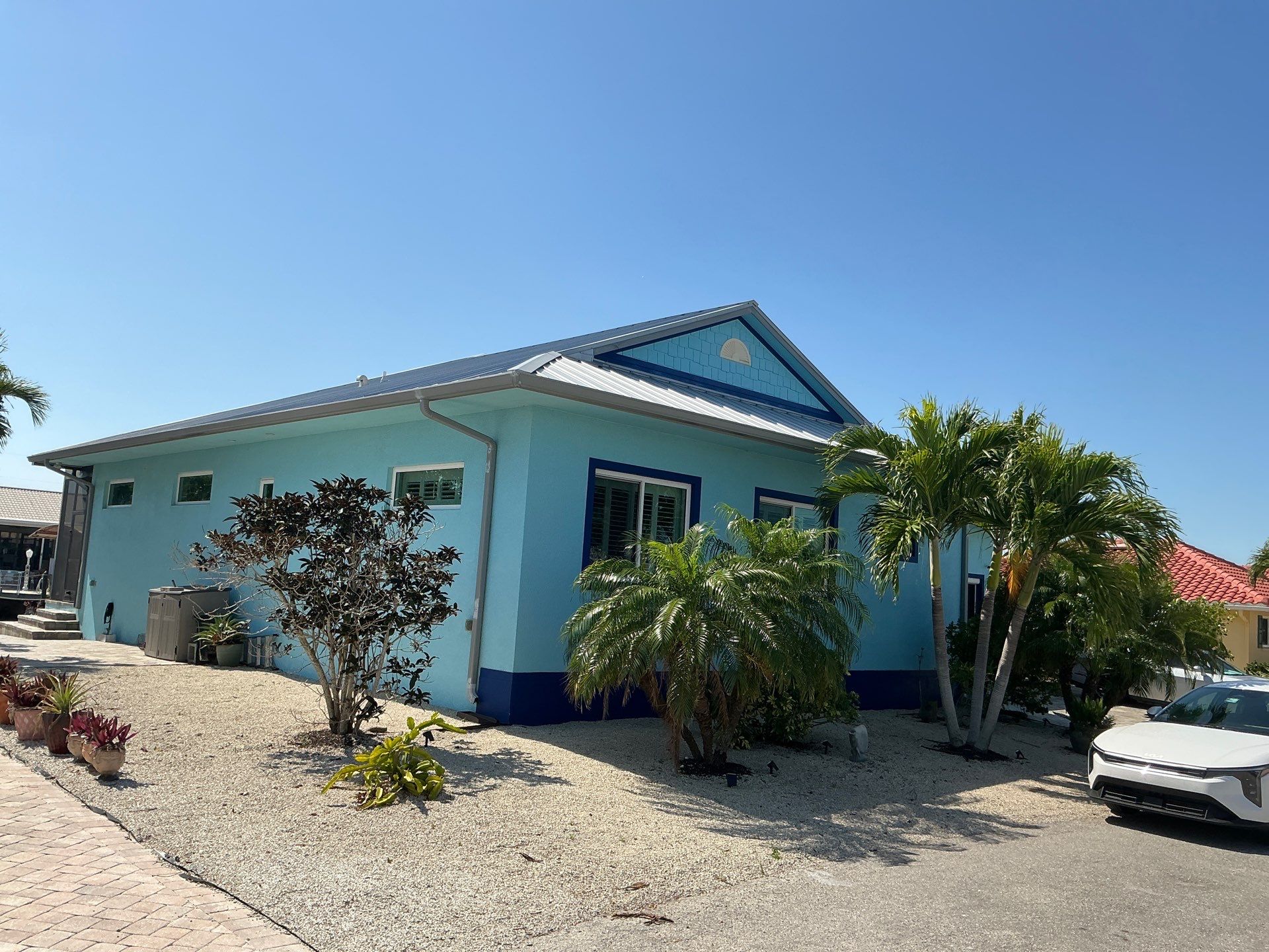 K-Style Gutters for Coastal Homes in Matlacha FL by Gutter Professors