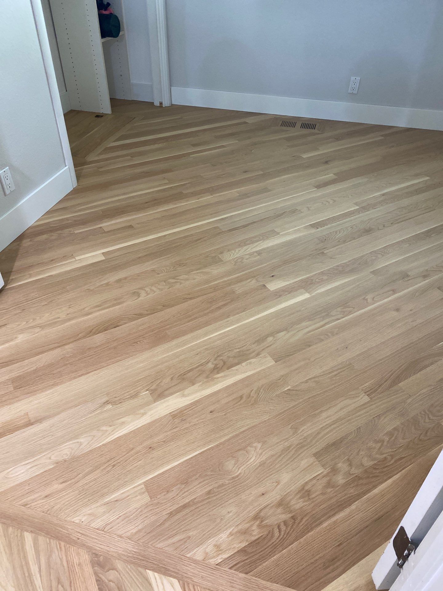 White Oak Installation and Refinish by Footprints Floors South Sacramento