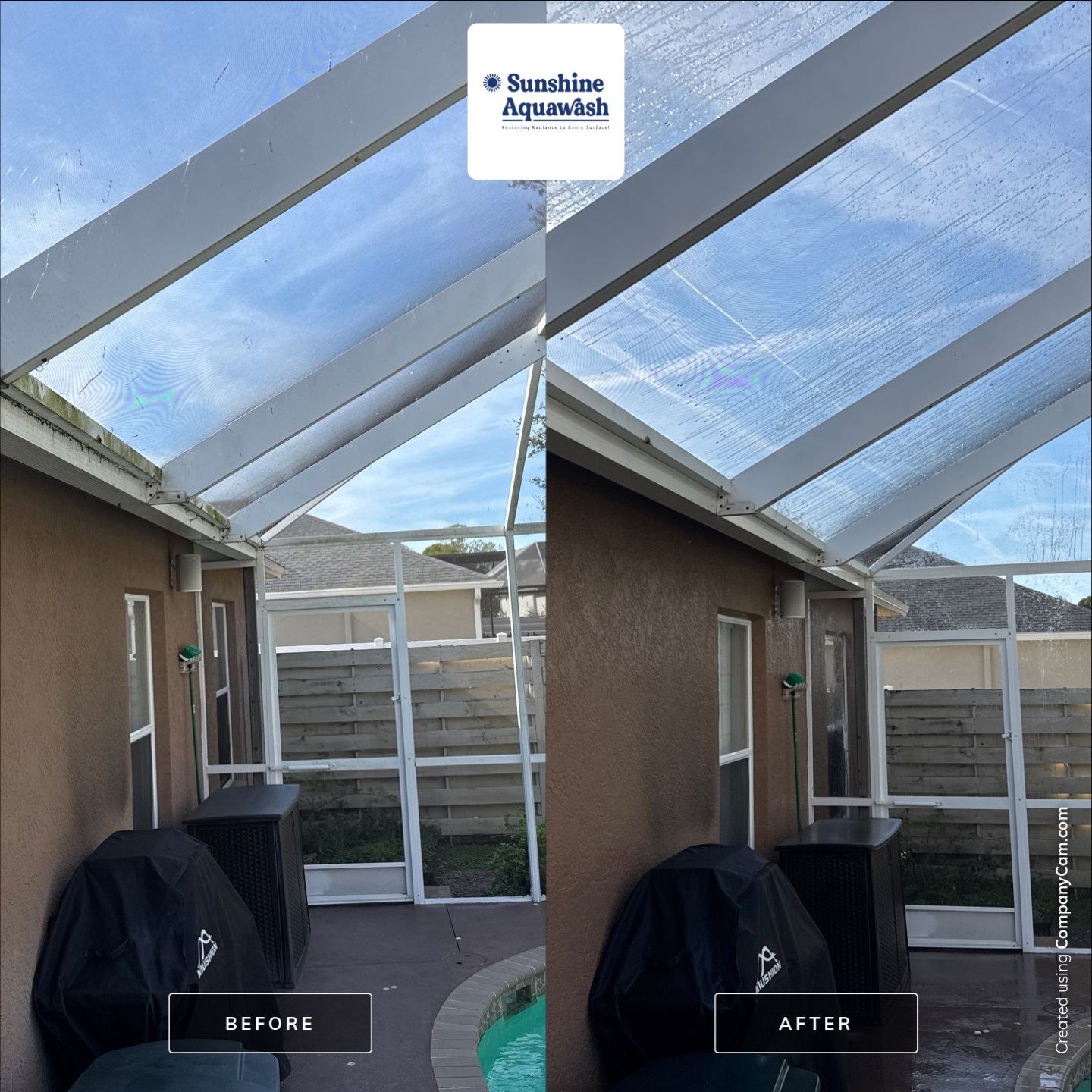 Driveway, Sidewalk, Street Curbing & Pool Screen Enclosure Cleaning in Regency Oaks, Palmetto, FL | Sunshine AquaWash by Sunshine AquaWash
