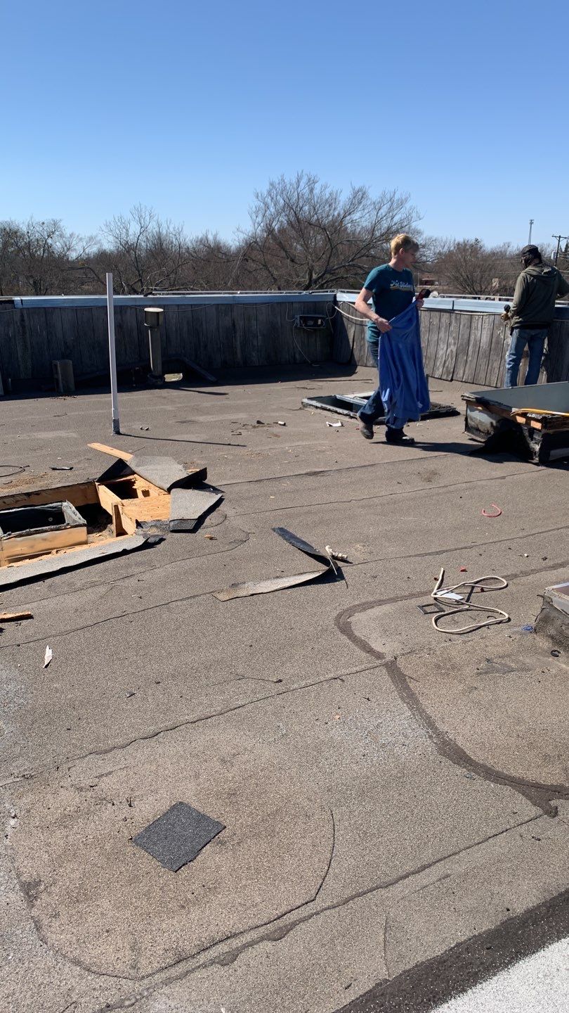 Full Commercial Roof Replacement using GAF Products in Anna Texas by Elite Roofing LLC