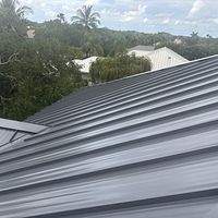 24ga 1.5" Mechanical Seam Charcoal Gray  by Total Roofing System The Metal Roof Experts