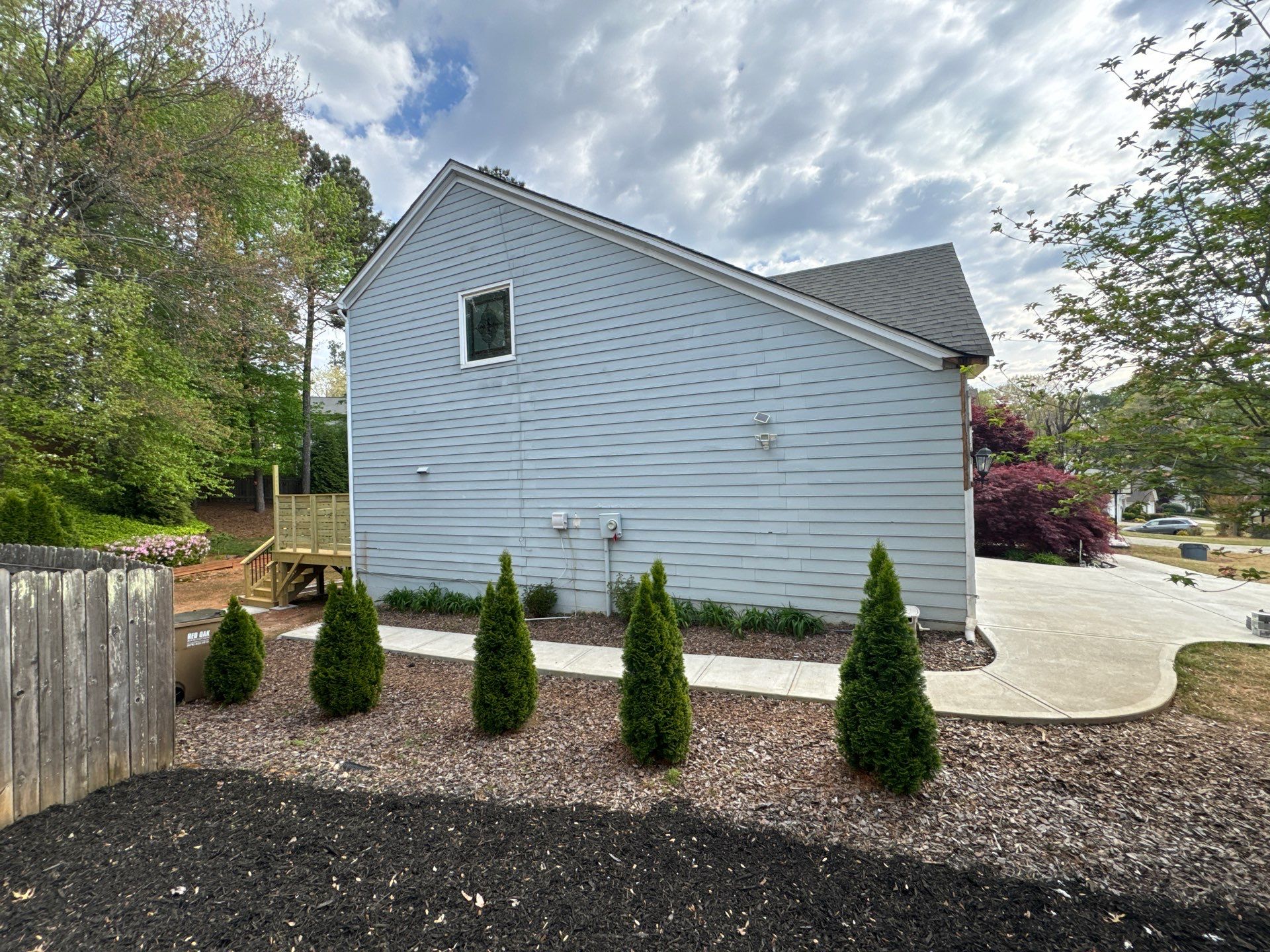 Full Exterior Siding Replacement and Custom Deck in Johns Creek by Swift Home Renovations 