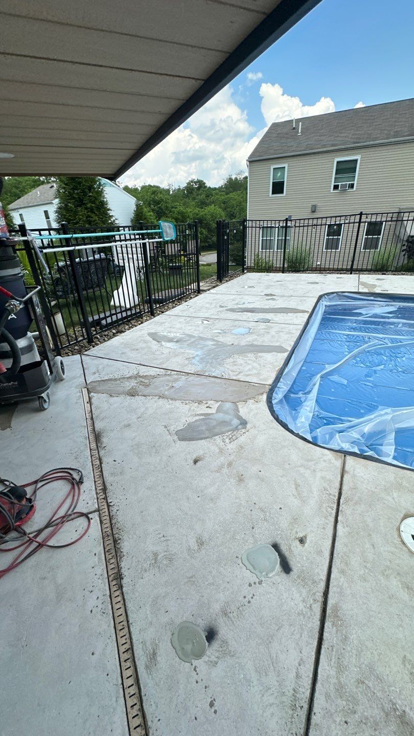 Oxford Pool Deck Project in Baden by Floors in a Day, Inc