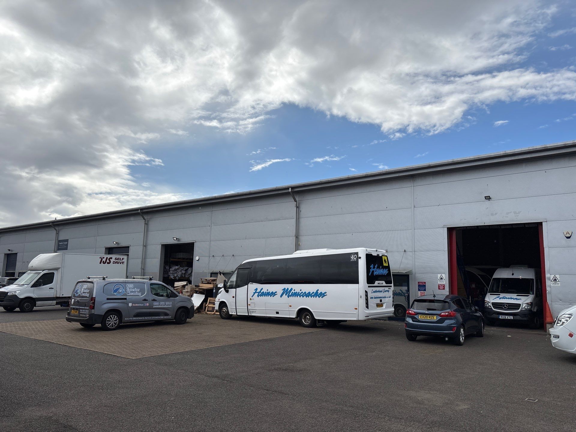 Warehouse Cladding and Roof Clean by Ges Exterior Cleaning ltd