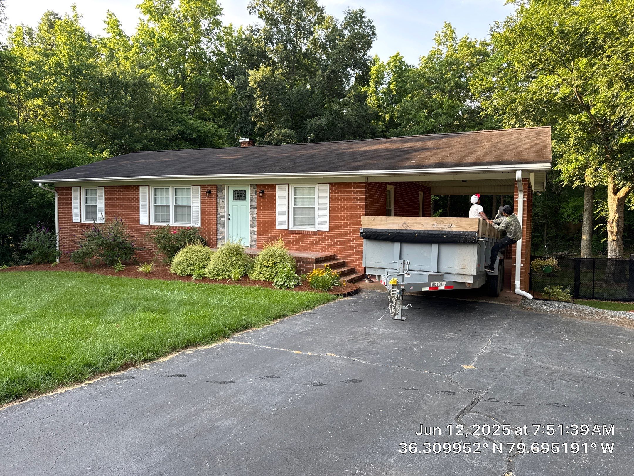 Roof and gutter replacement by hail and wind damage by Just Brilliant Restoration JBR