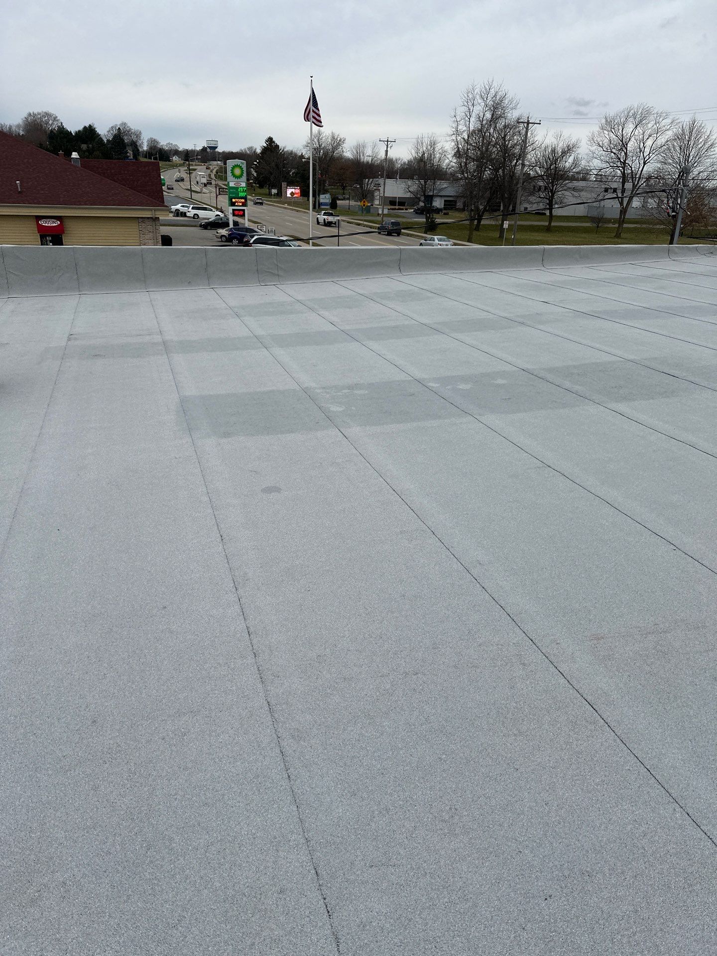 Commercial Roofing using Certainteed Flintastic Self Adhered by Stendahl Services