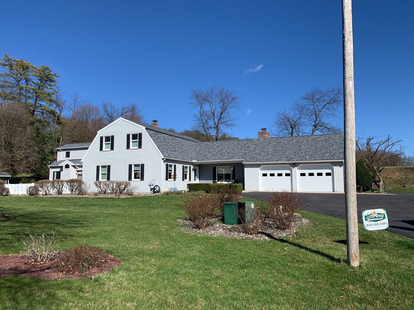 Reroof in Bellefonte, PA by Starway Roof Systems