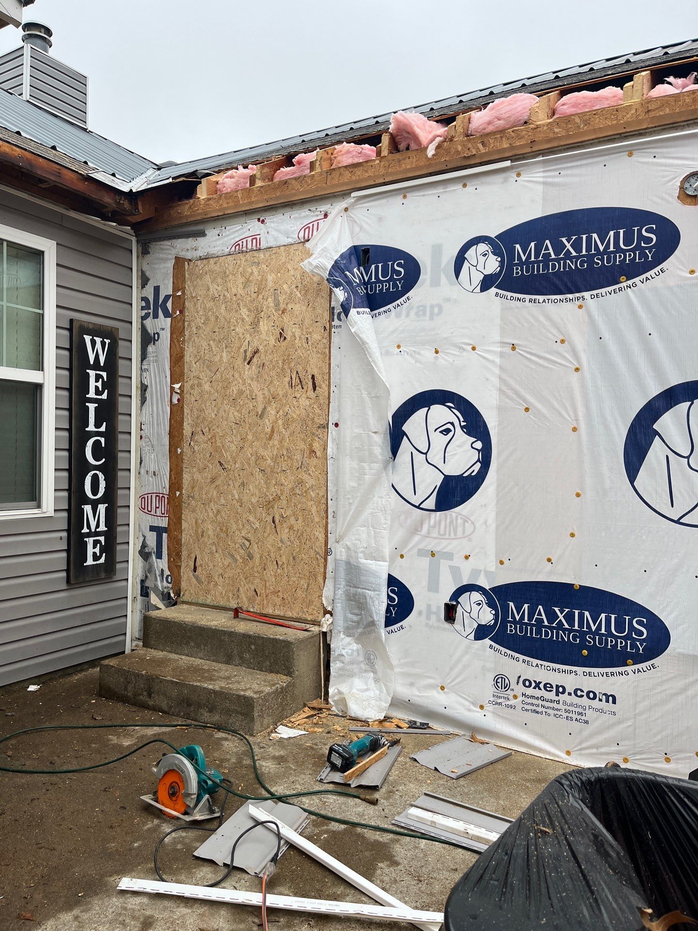 Garage Remodel And added Porch by Skilled Construction LLC