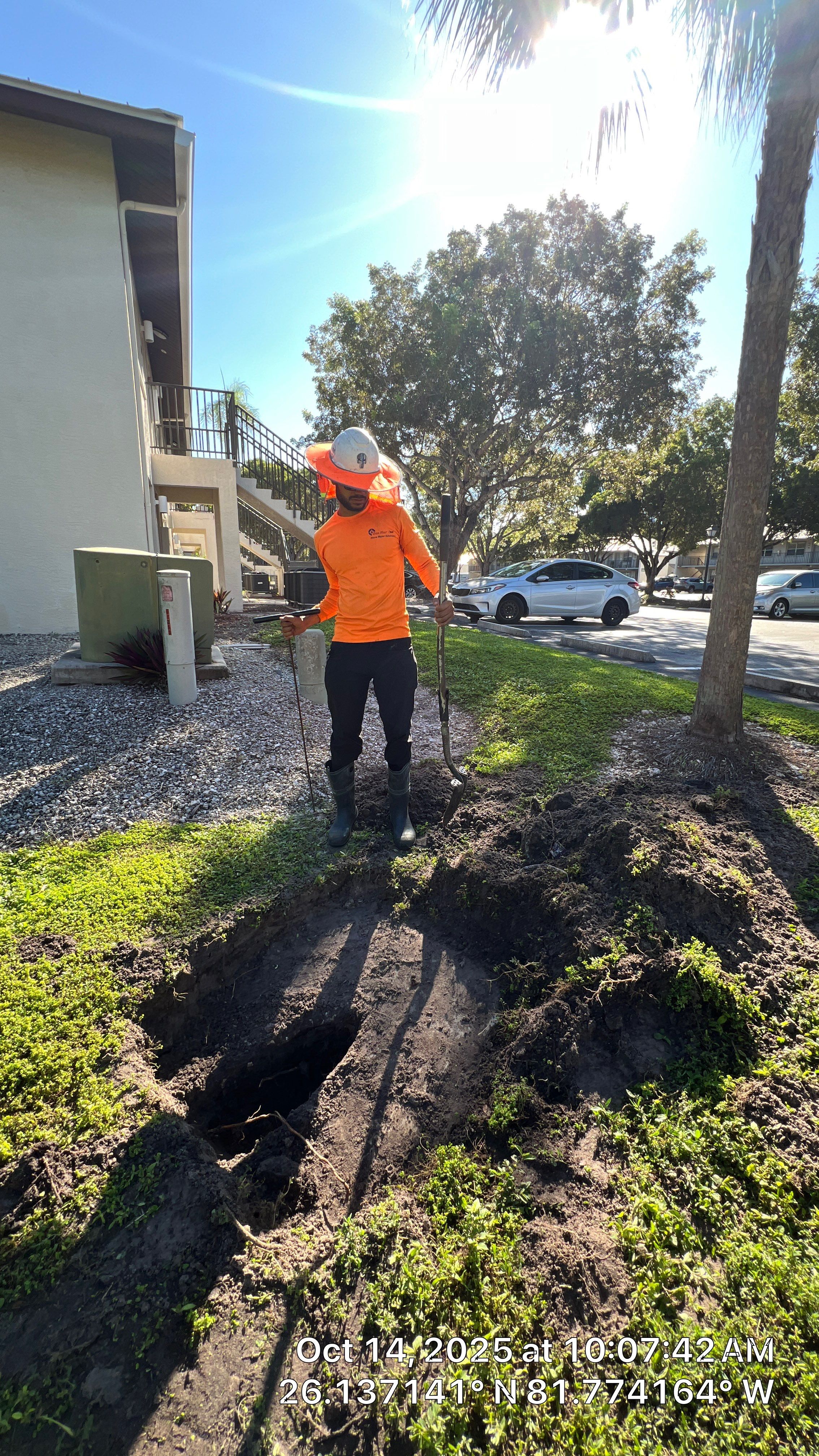 Naples Apartment Complex Culvert Cleaning by APS Power & Water