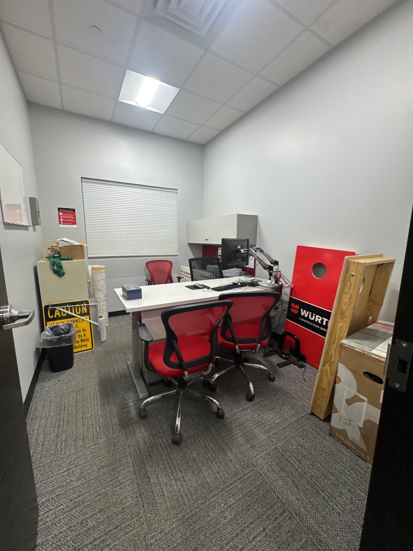 Commercial Interior Repaint Office & Warehouse by Midwest Paint LLC