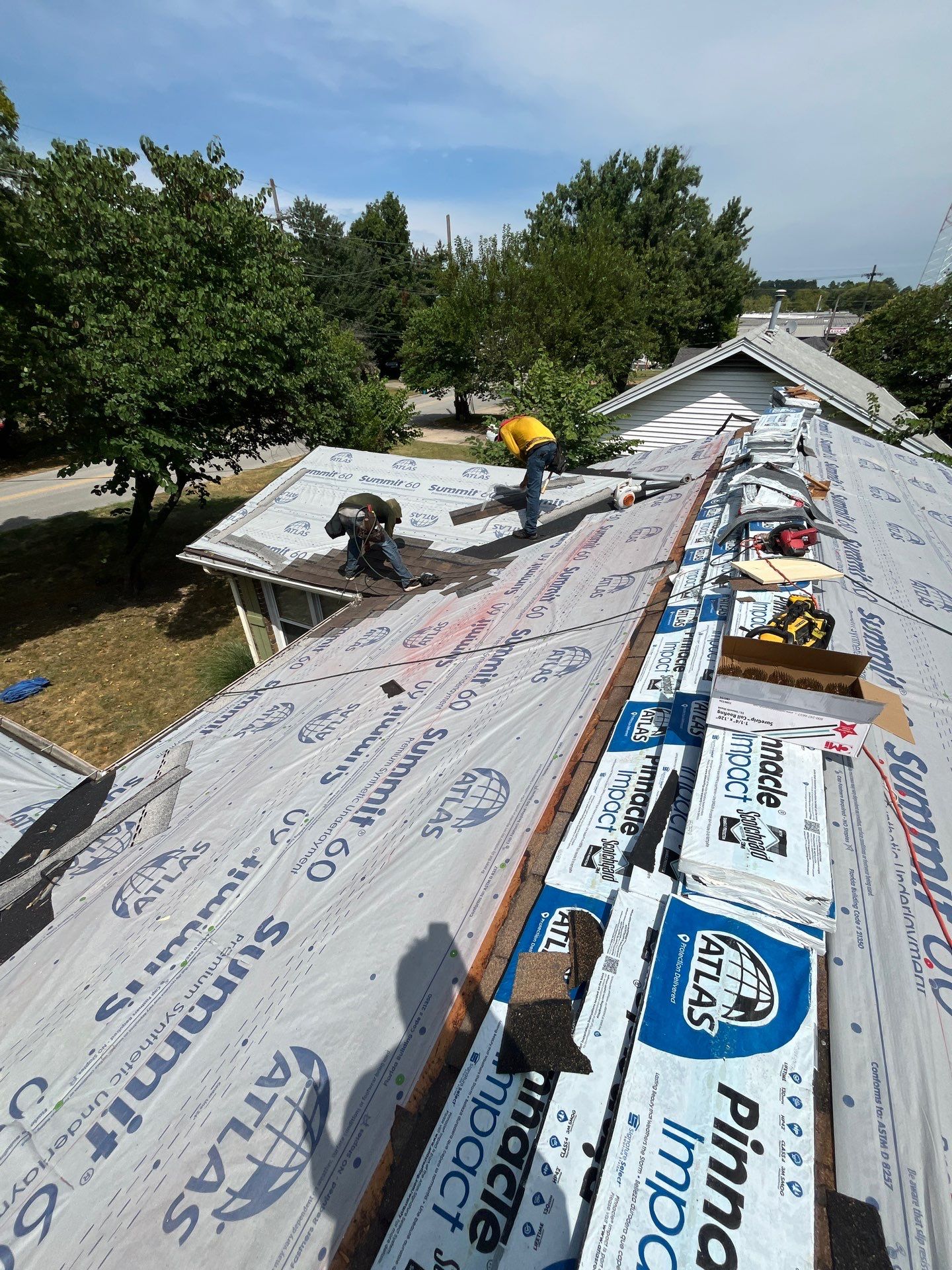 Residential Roofing + Gutters & Downspouts Install  by Titan Commercial & Residential Roofing 