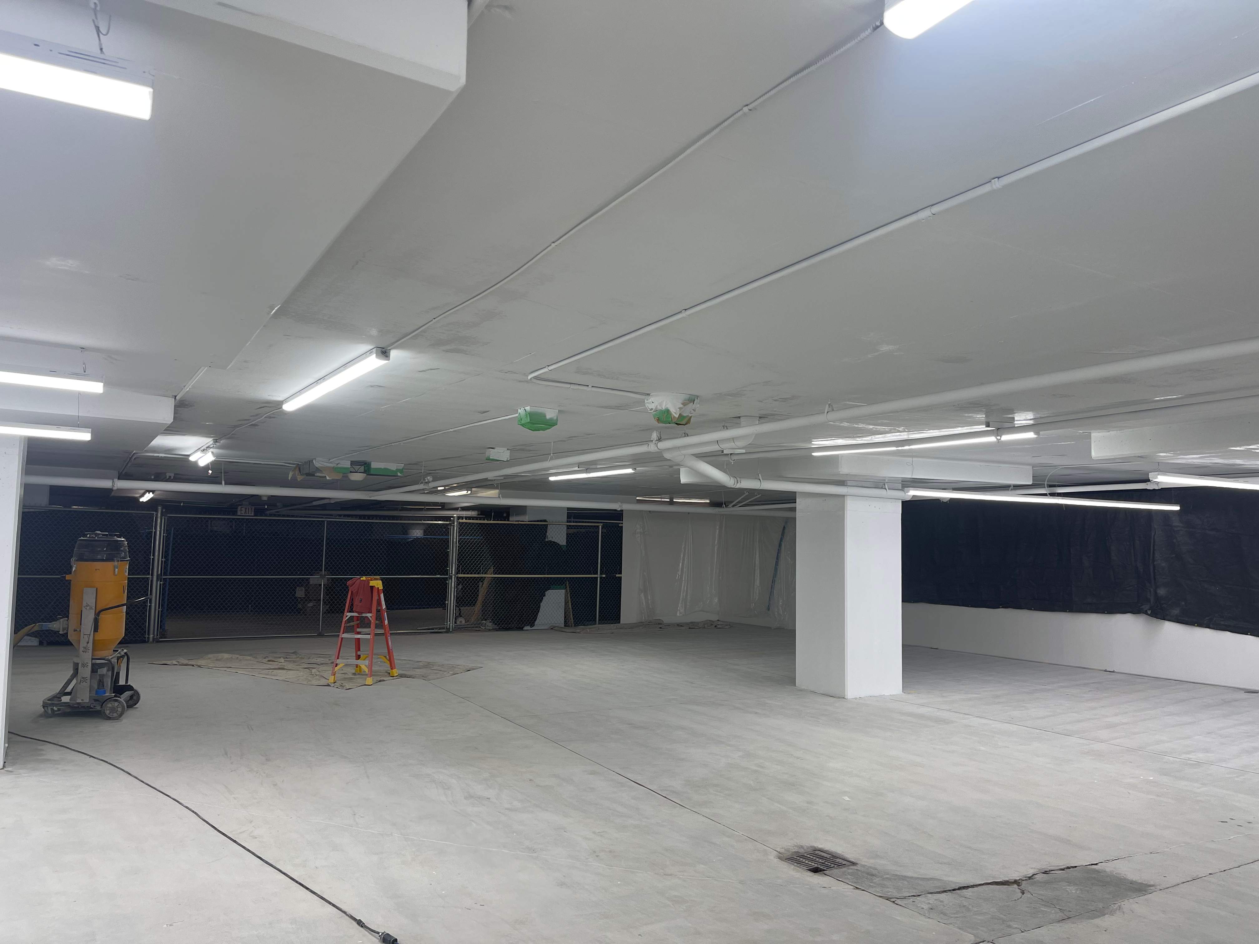 Commercial Ceiling Painting – Downtown Location by YVR Construction Group