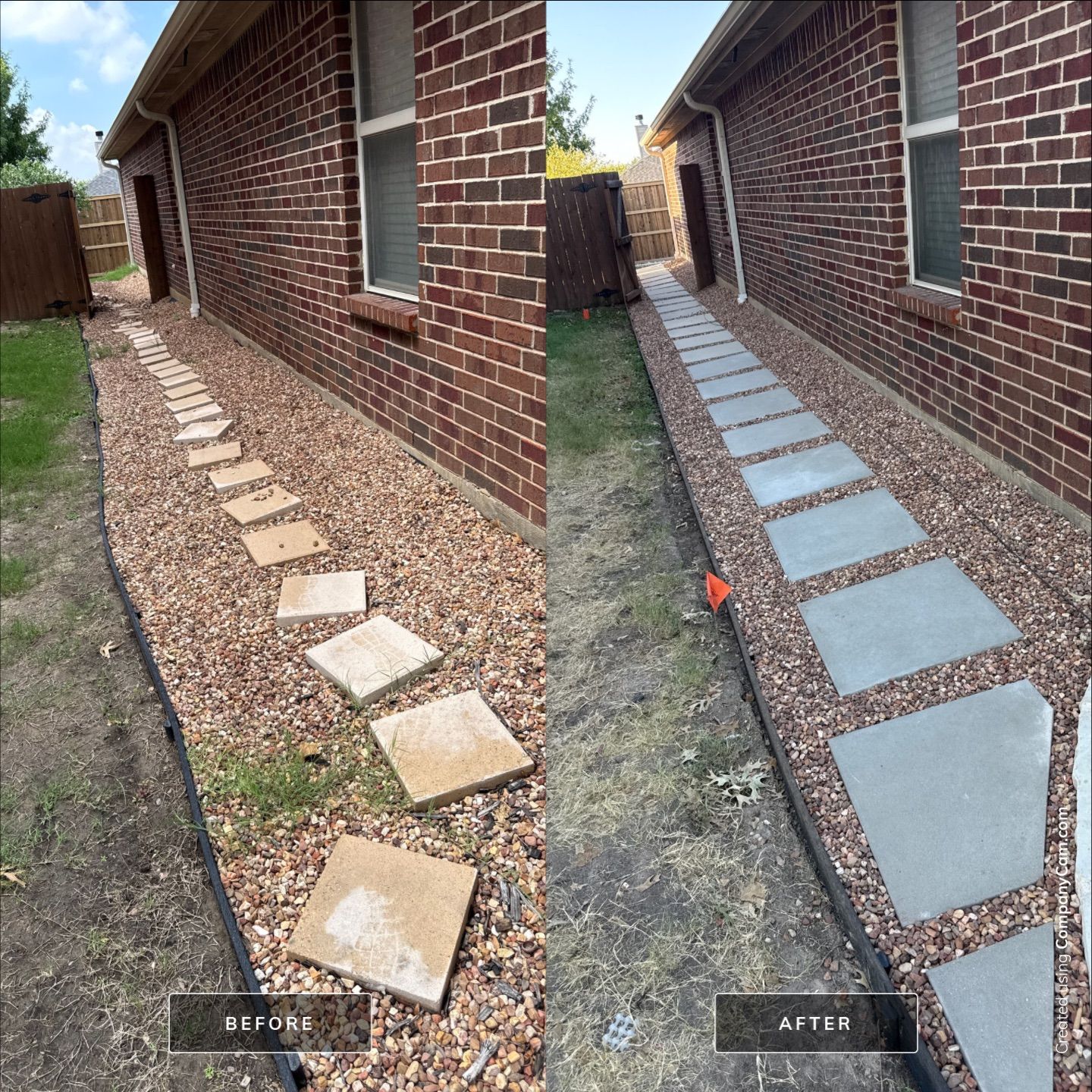 Paver Patio Project in Fort Worth by Peterson’s