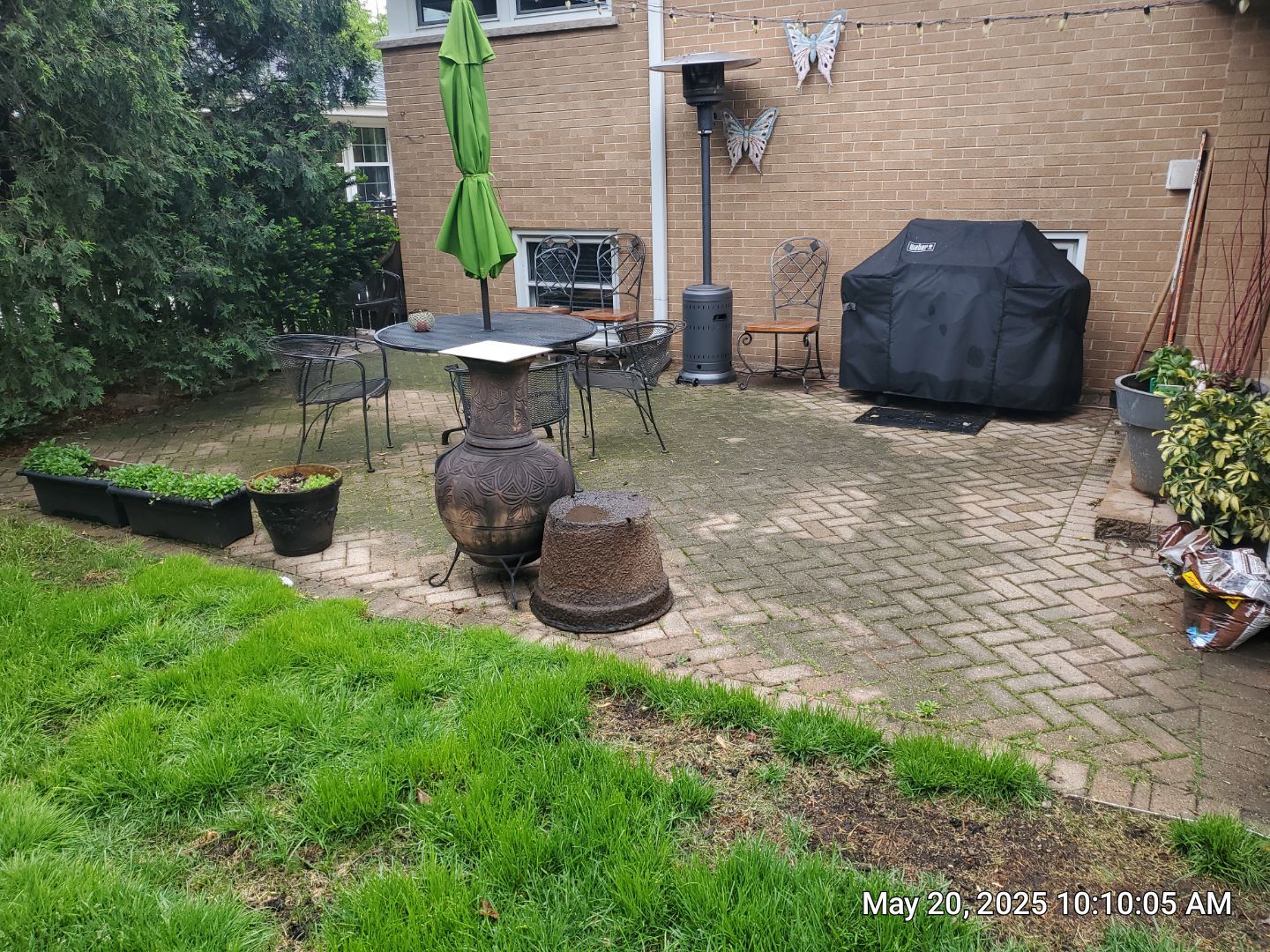 Brick paver cleaning  by Northern Power Washing LLC.