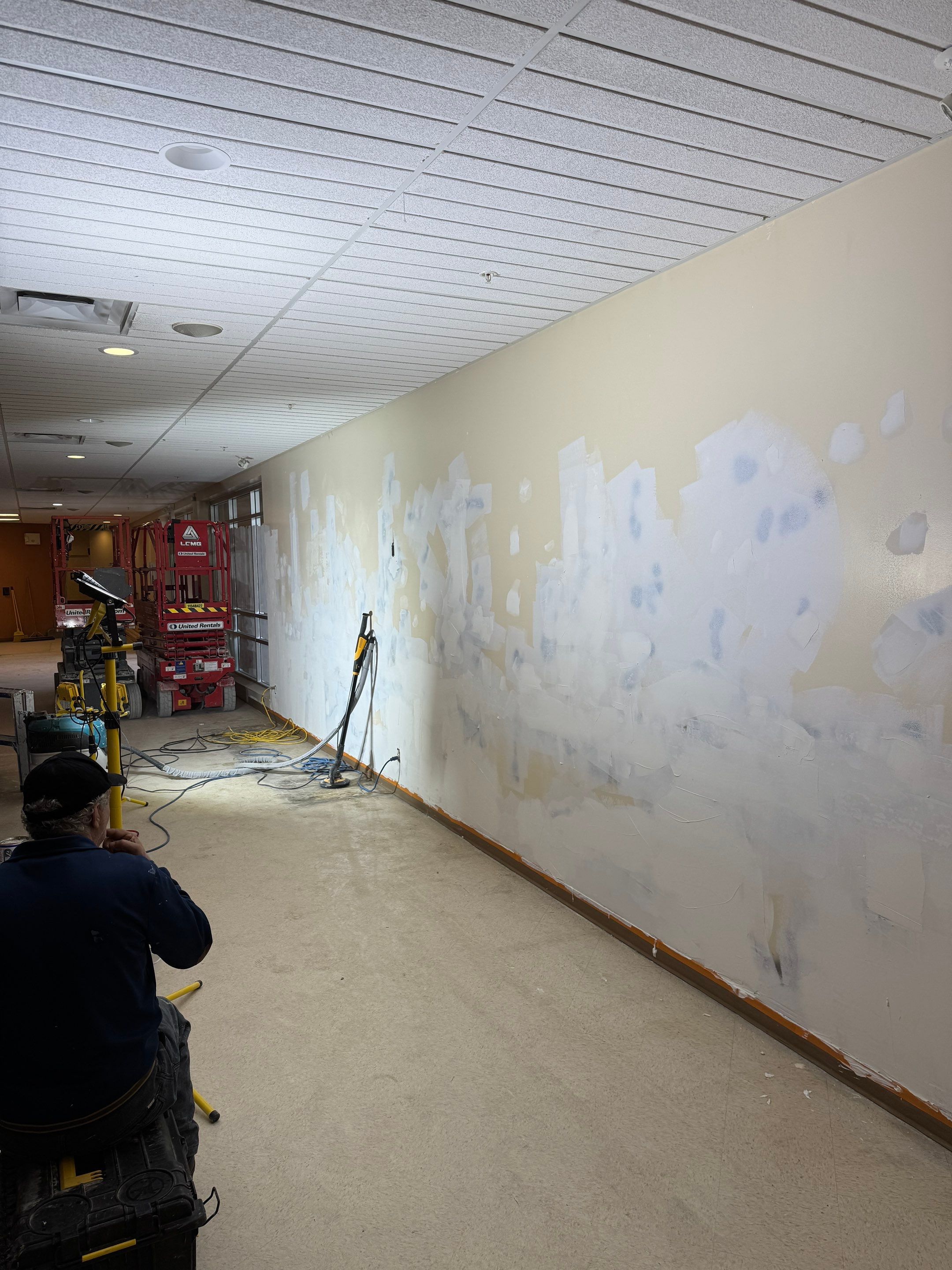 Commercial Prime & Paint Project by YVR Construction Group