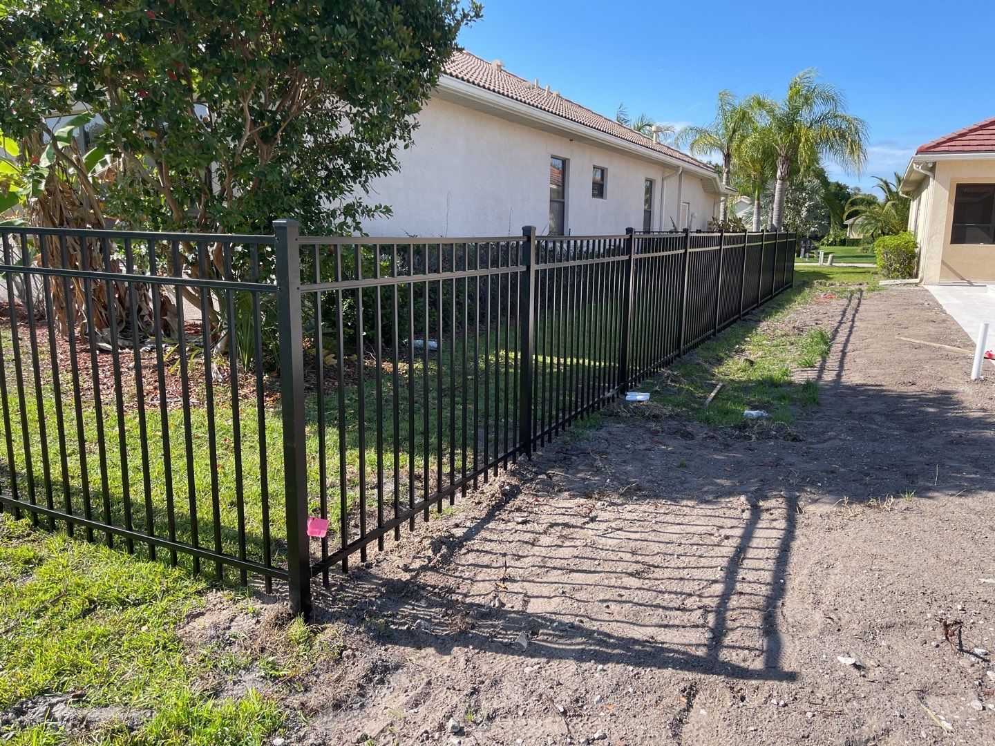 Bradenton, FL  4ft. Tall 3-Rail Black Aluminum Fence by Asap fence and gates, LLC