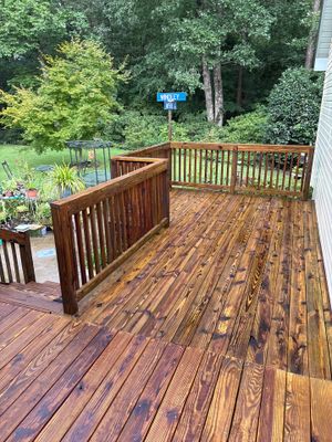 Deck using Wood Sealant