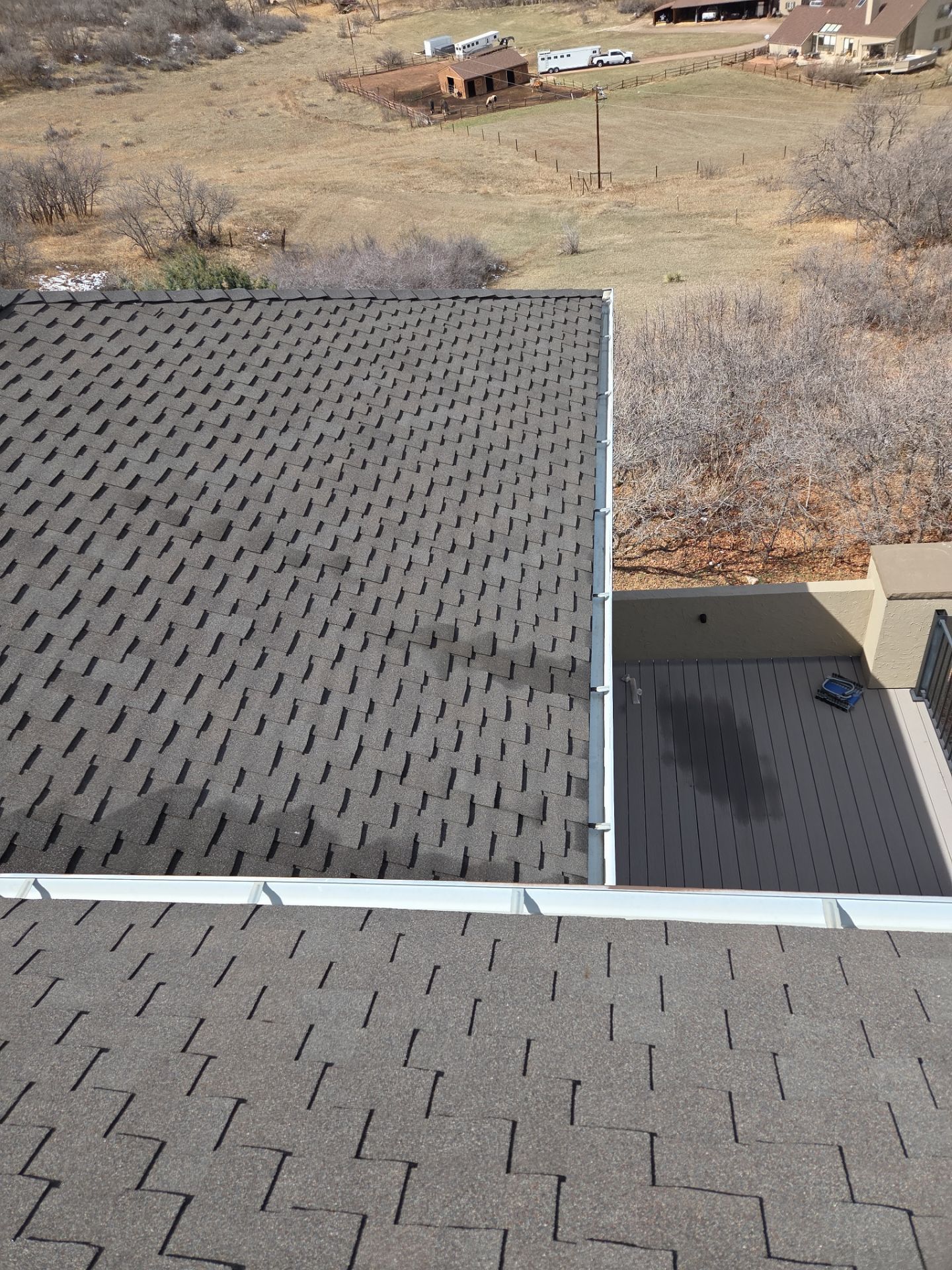 Clean gutters by RTP Roofing Company