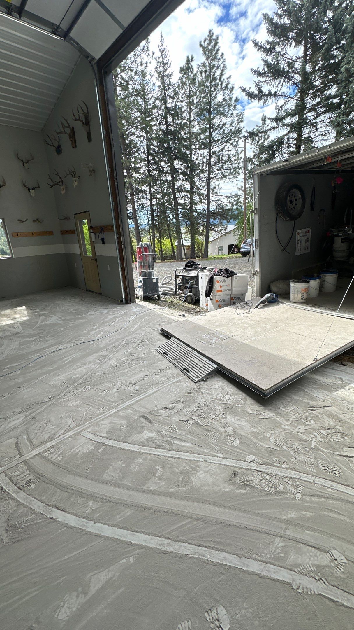 Shop Transformation using Pebble Beach by Croc Coatings, LLC